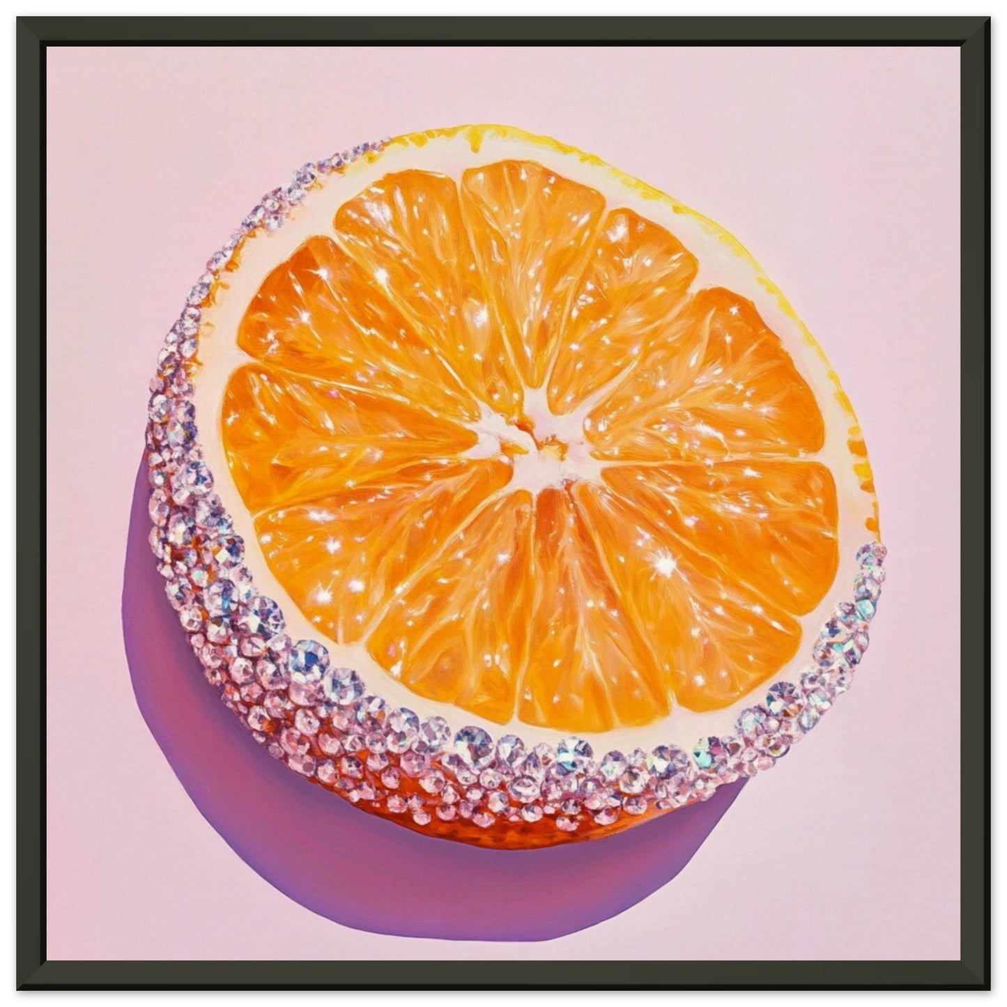 Citrine Sparkle Slice - Lovely Art House