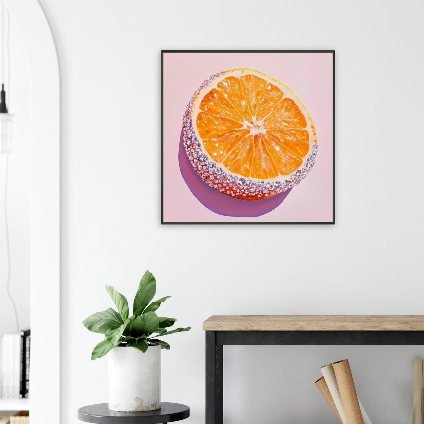 Citrine Sparkle Slice - Lovely Art House