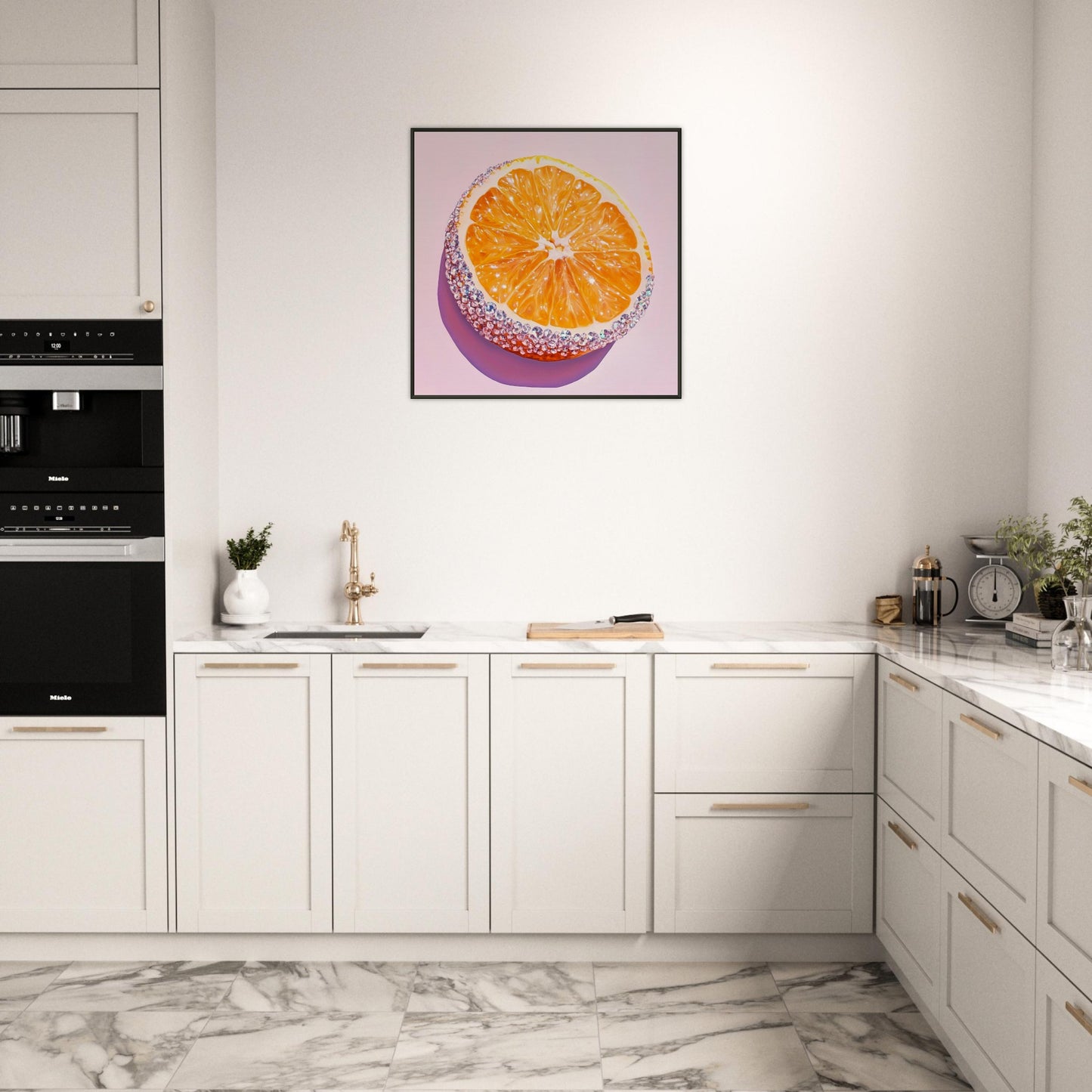 Citrine Sparkle Slice - Lovely Art House