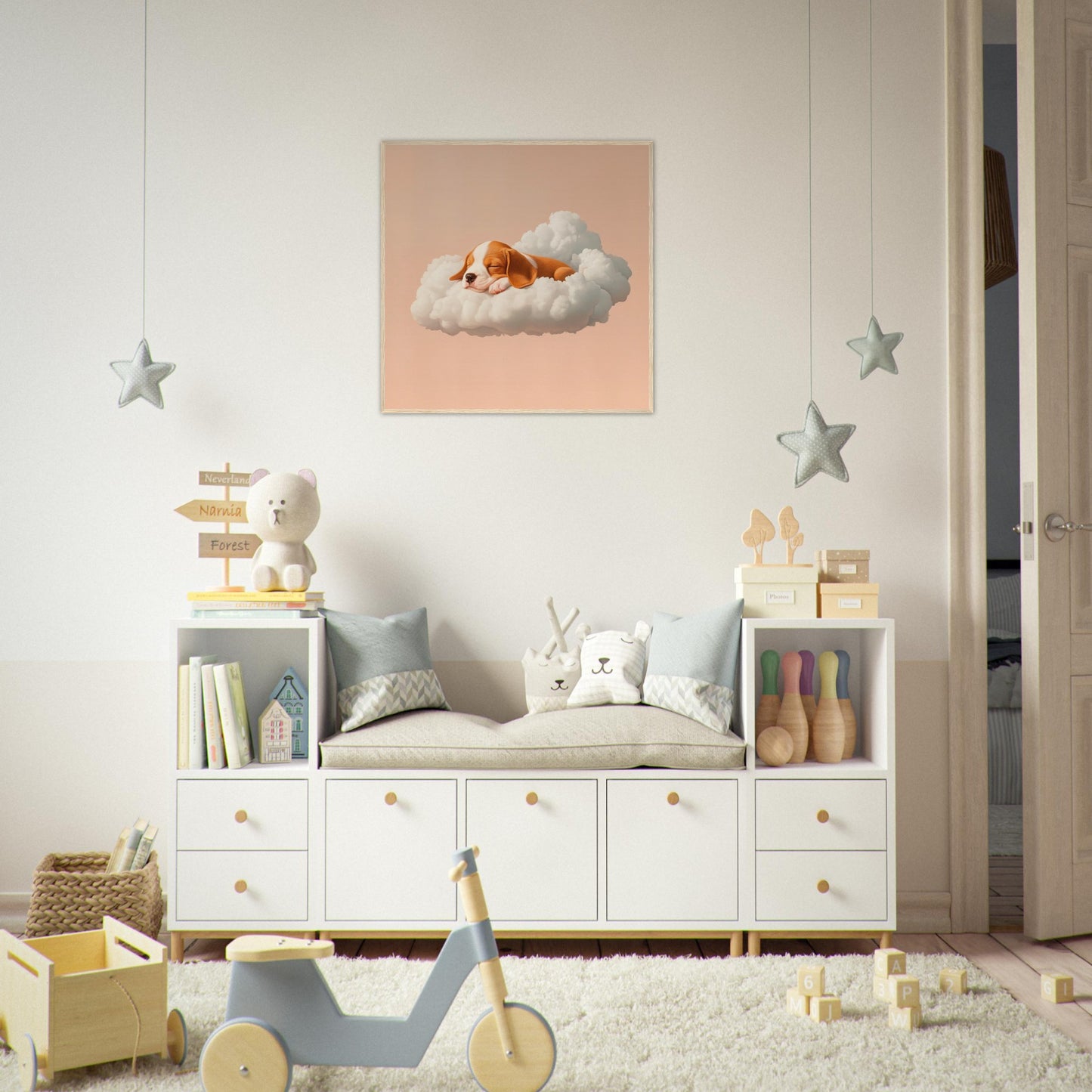 Beagle in Dreamland - Lovely Art House