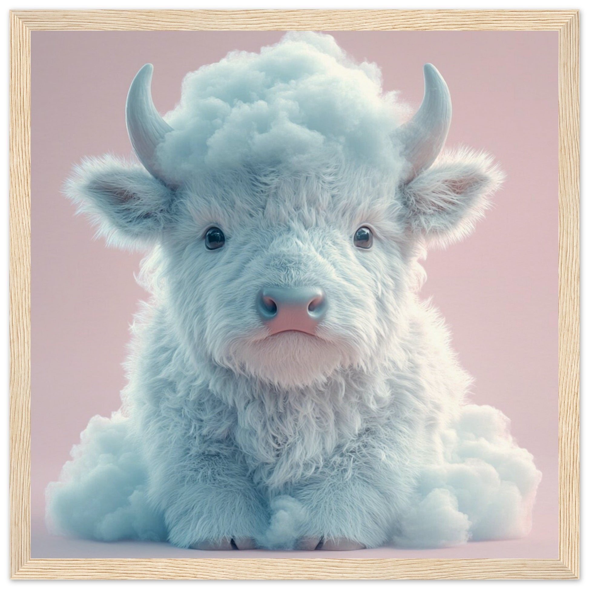 Fluffy Cloud Buffalo - Lovely Art House