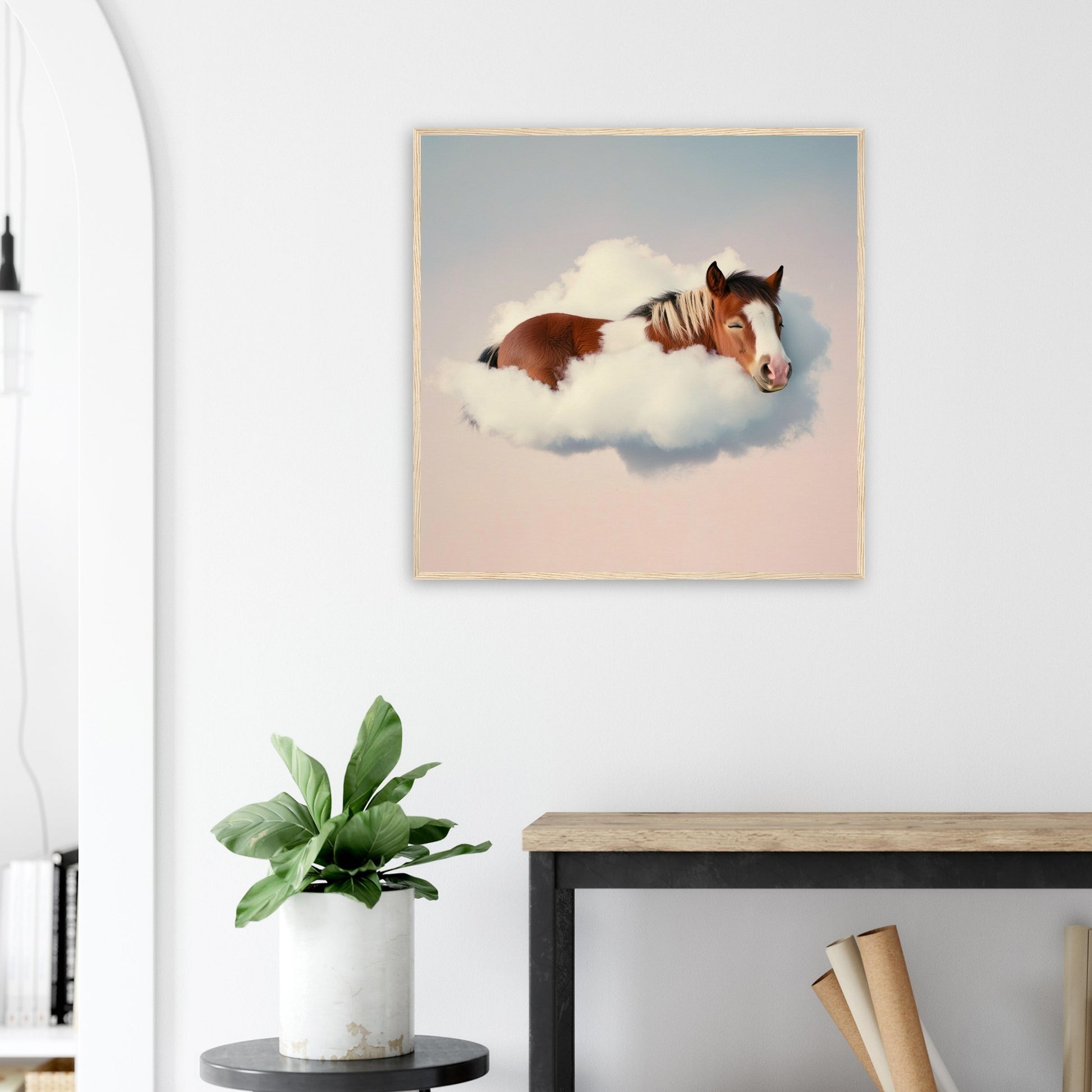 Dreamy Pinto Cloud - Lovely Art House