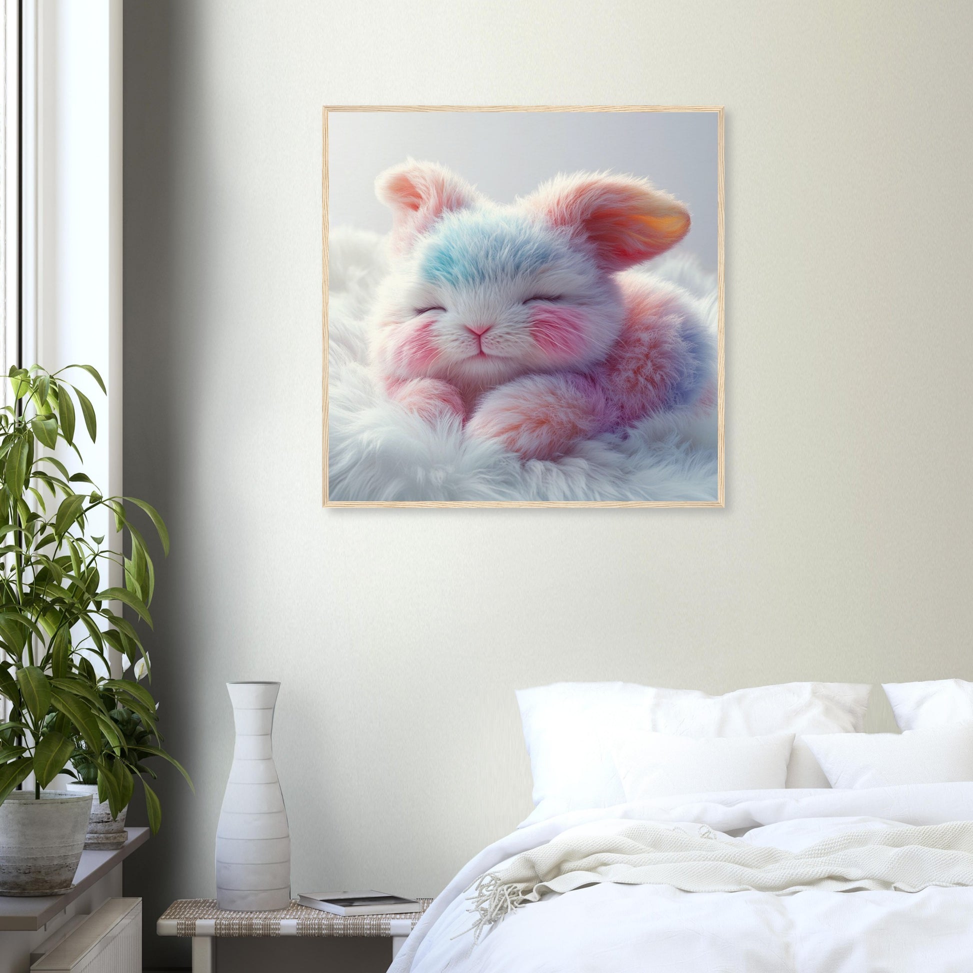 Rainbow Bunny Dreams - Lovely Art House