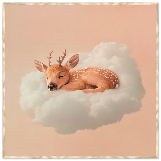 Fawn’s Cloudy Nap - Lovely Art House