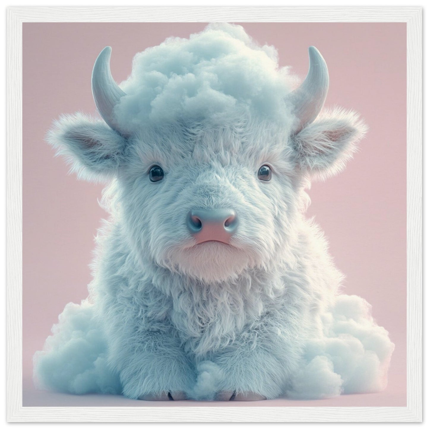 Fluffy Cloud Buffalo - Lovely Art House