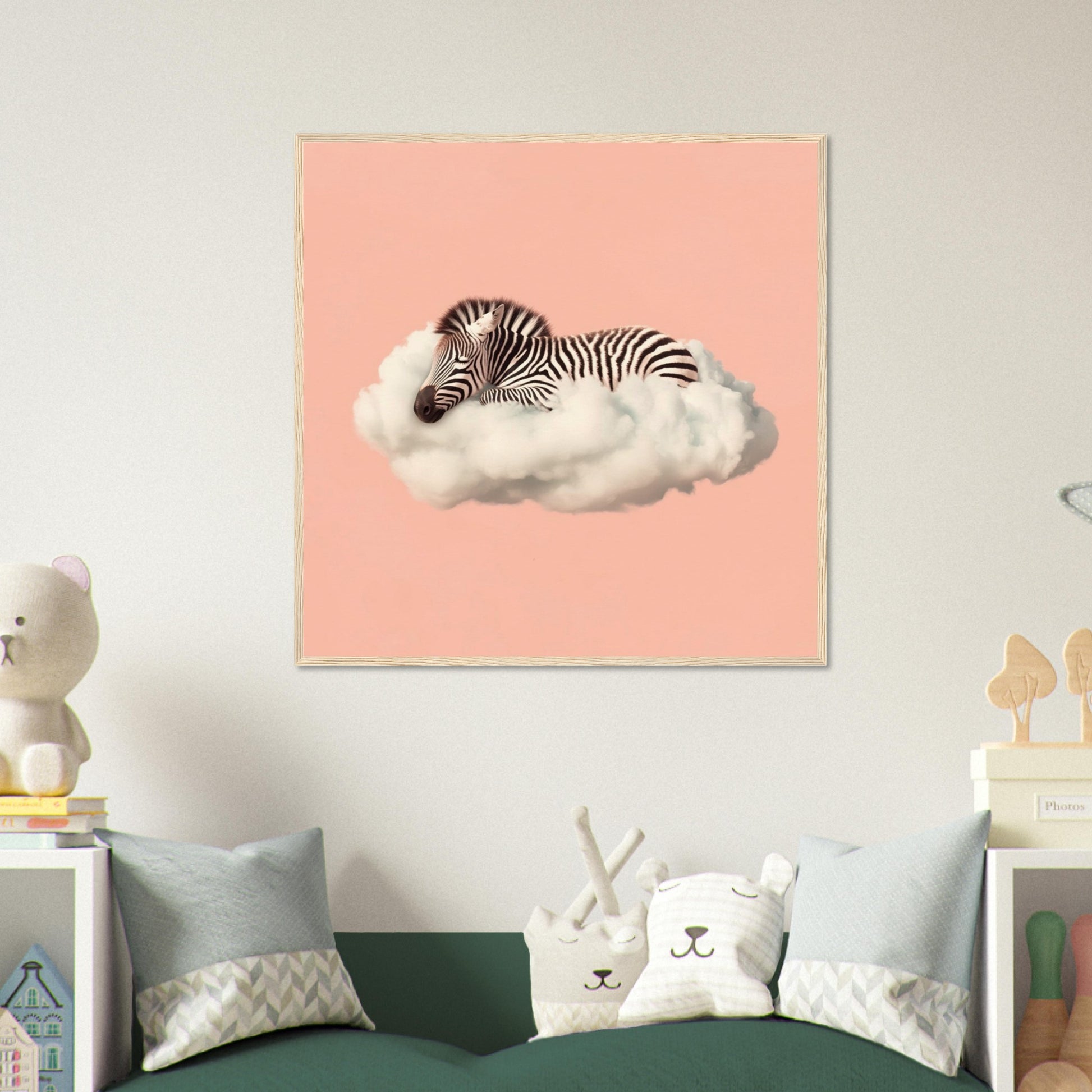 Zebra Snooze Cloud - Lovely Art House