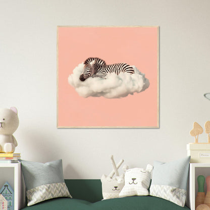 Zebra Snooze Cloud - Lovely Art House