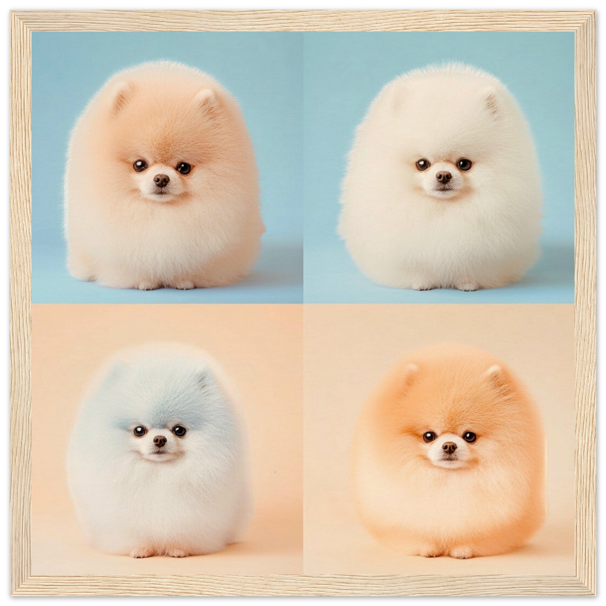 Fluffy Pomeranian Cuties - Lovely Art House