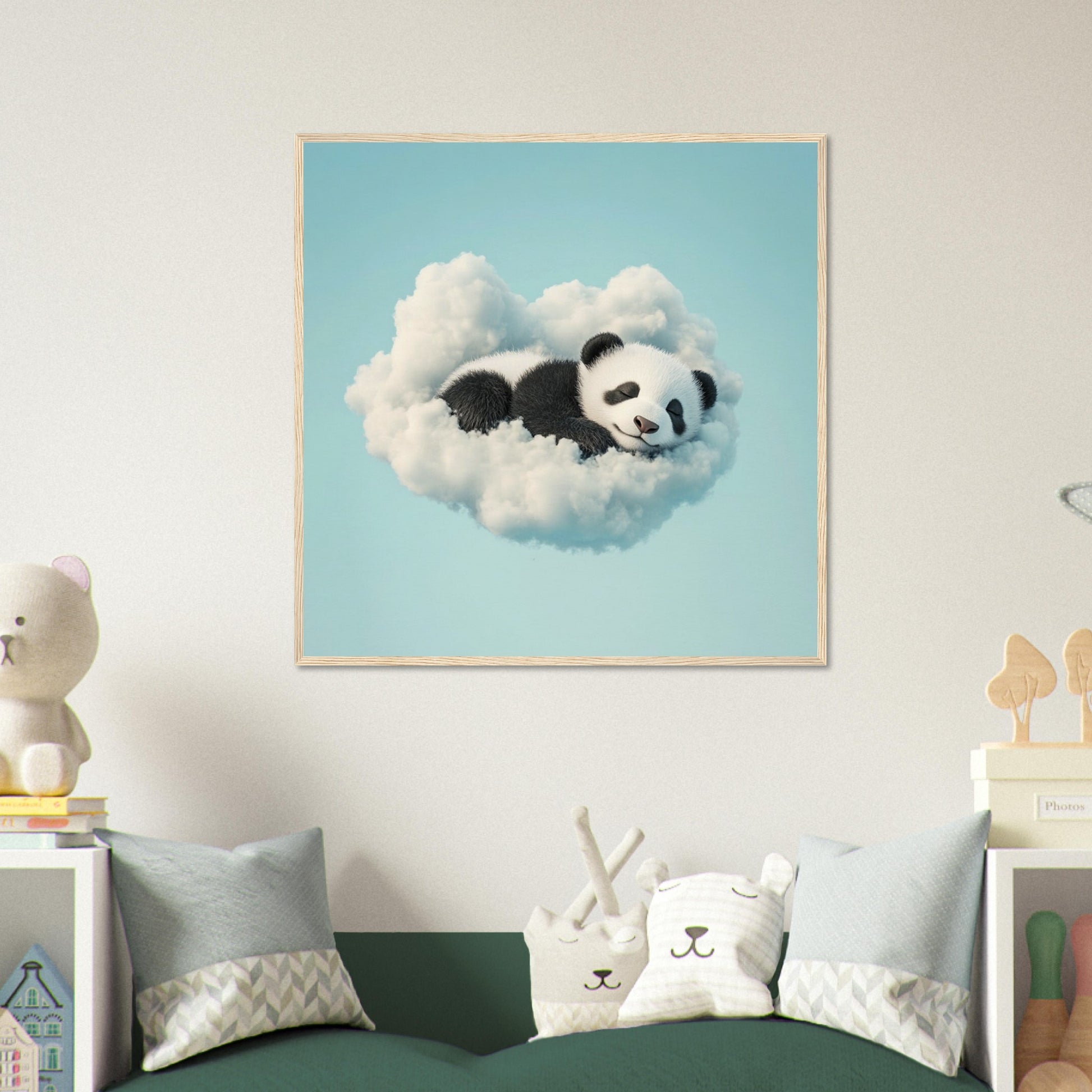 Dreamy Panda Cloud Nap - Lovely Art House
