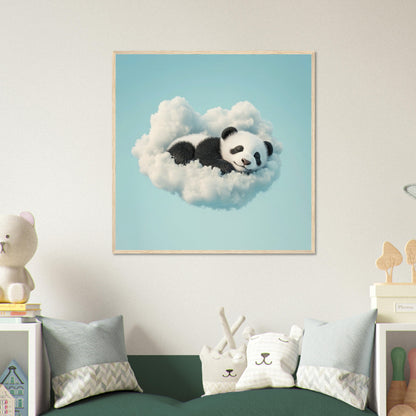 Dreamy Panda Cloud Nap - Lovely Art House