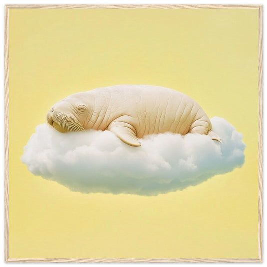 Walrus Cloud Cuddle - Lovely Art House