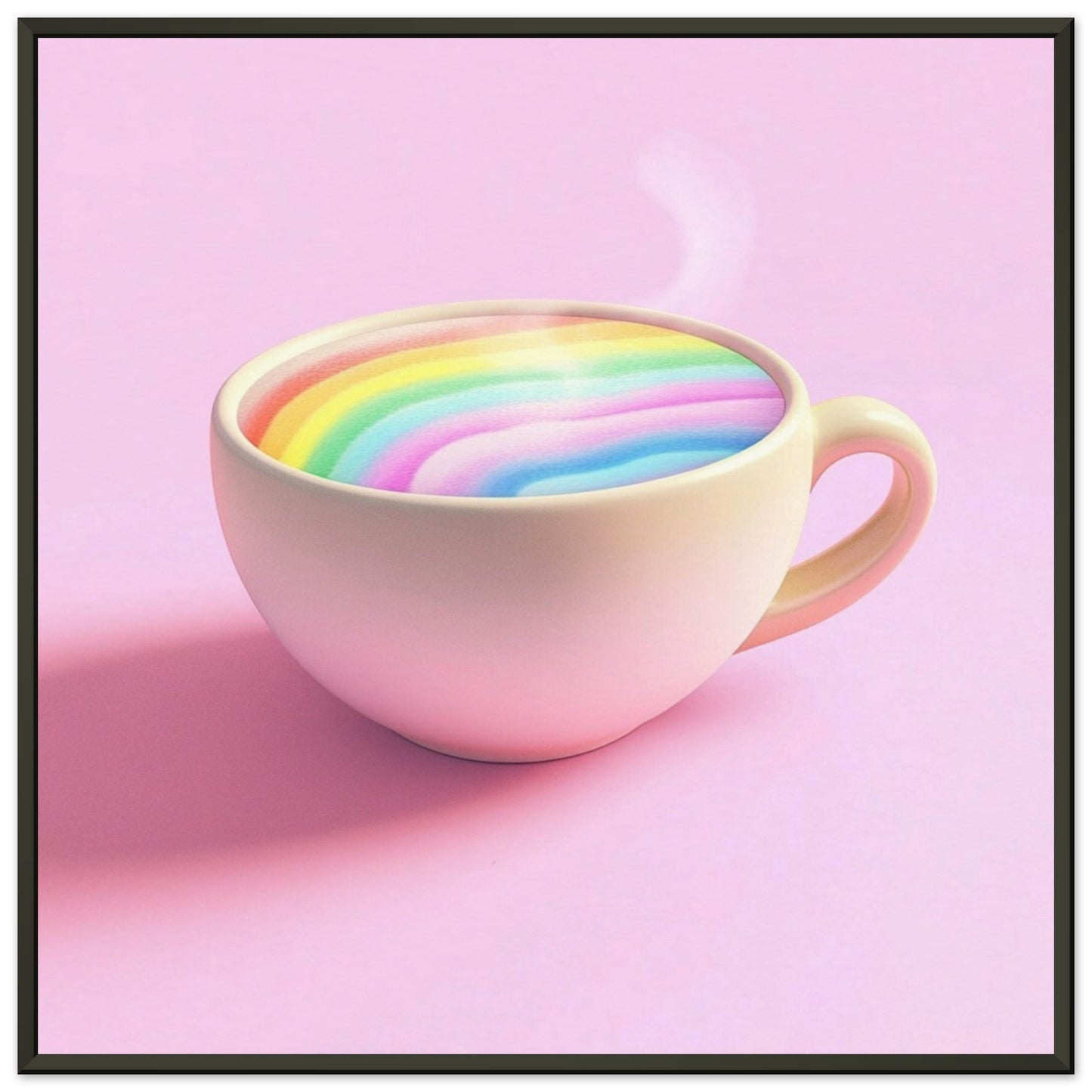 Rainbow Latte Bliss - Lovely Art House