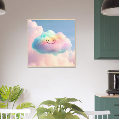 Smiling Rainbow Cloud - Lovely Art House