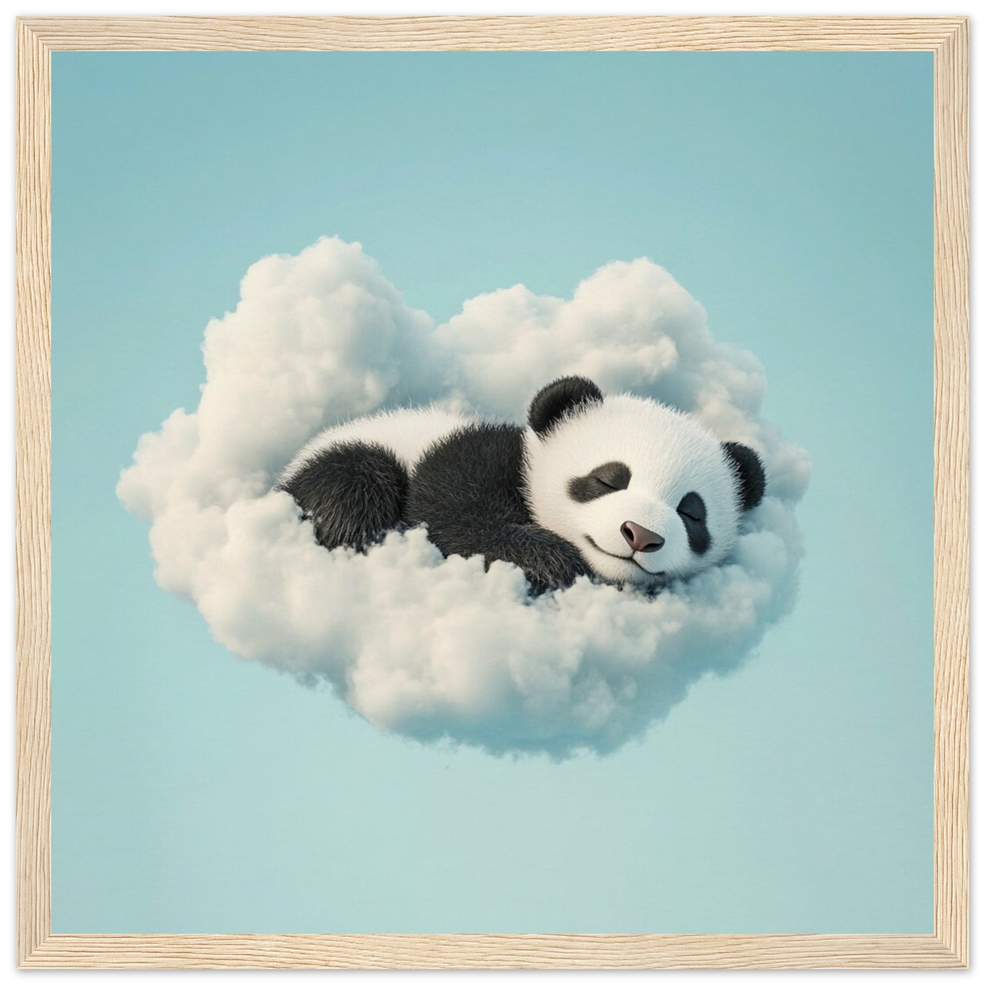 Dreamy Panda Cloud Nap - Lovely Art House