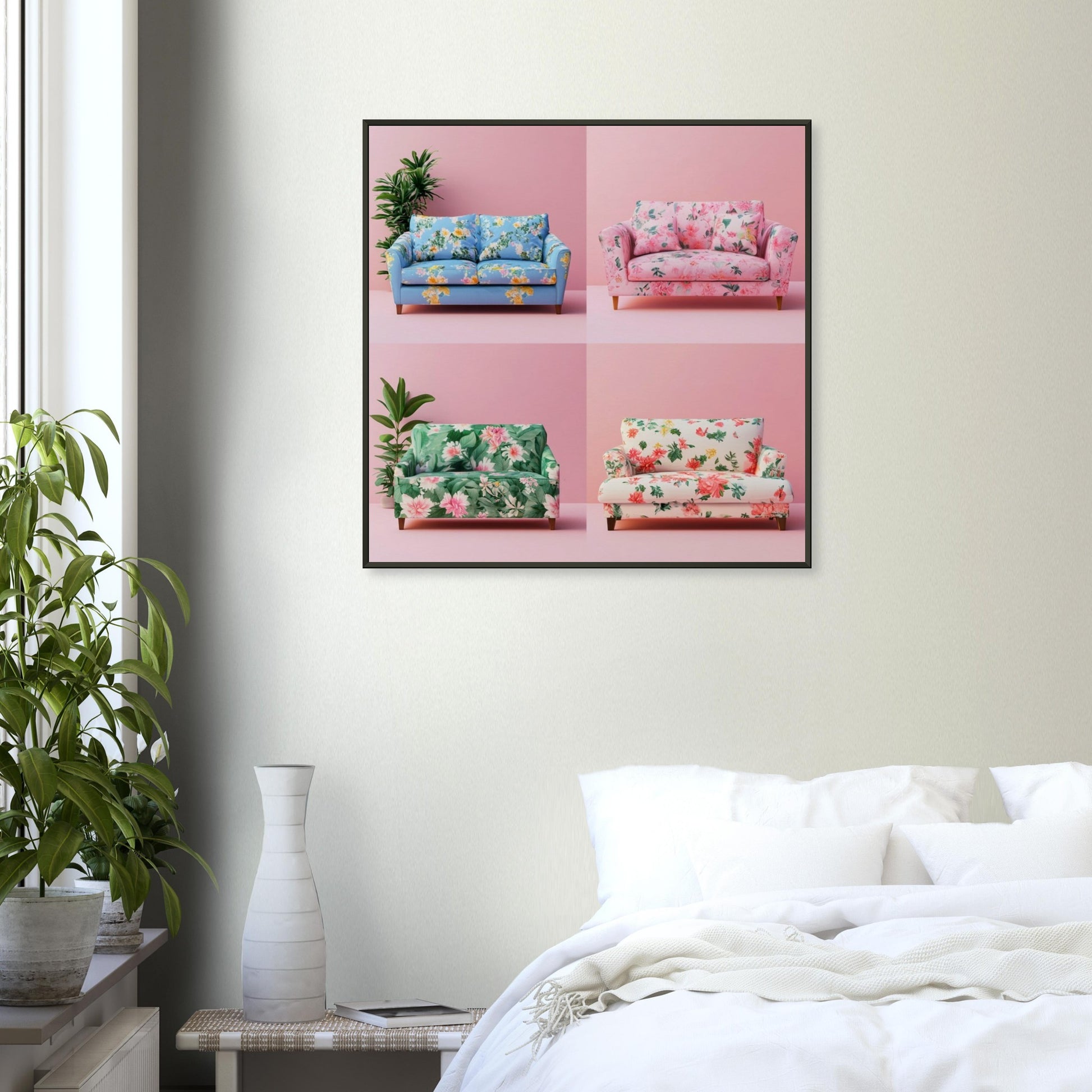 Funky Floral Sofas - Lovely Art House