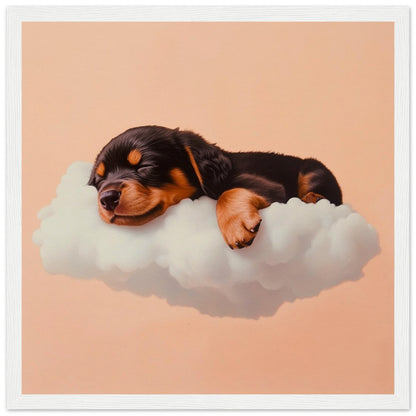 Rottweiler Cloud Nap - Lovely Art House