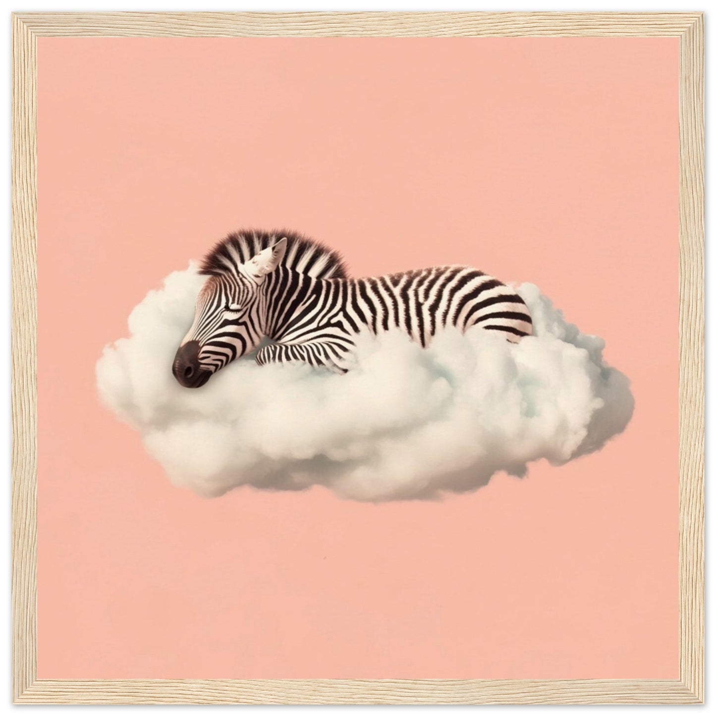 Zebra Snooze Cloud - Lovely Art House