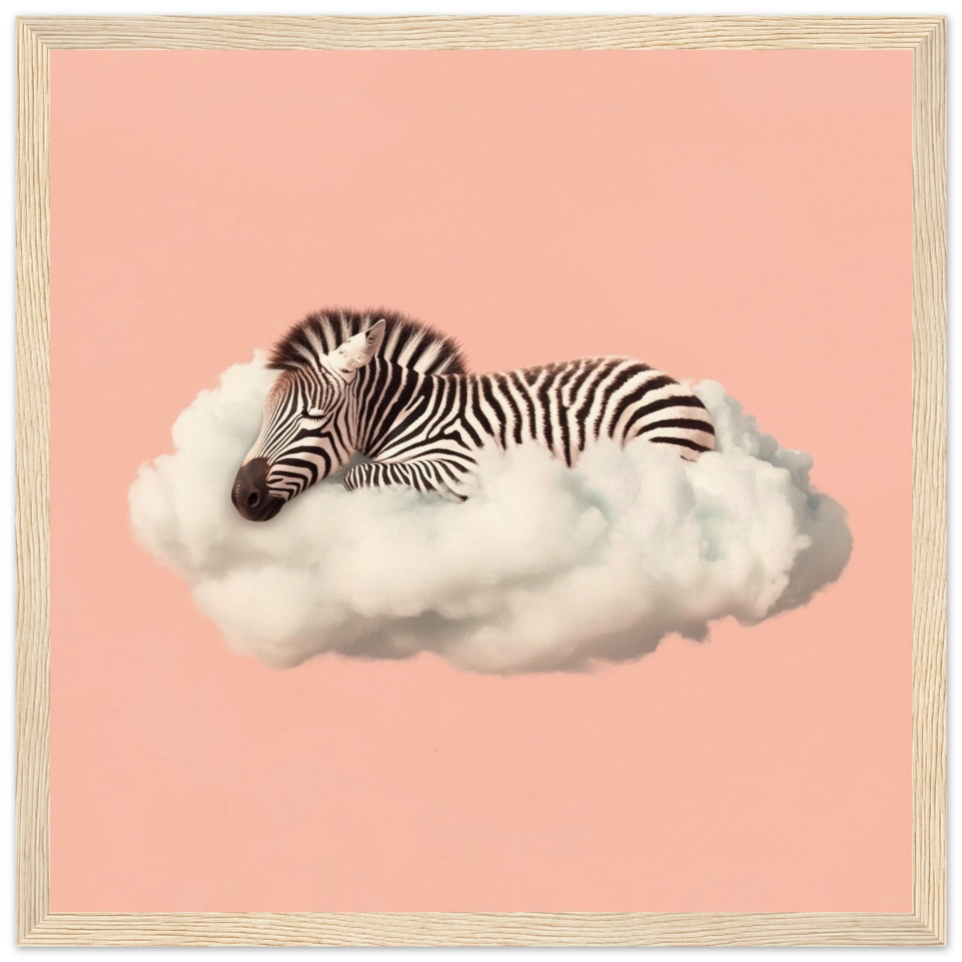 Zebra Snooze Cloud - Lovely Art House