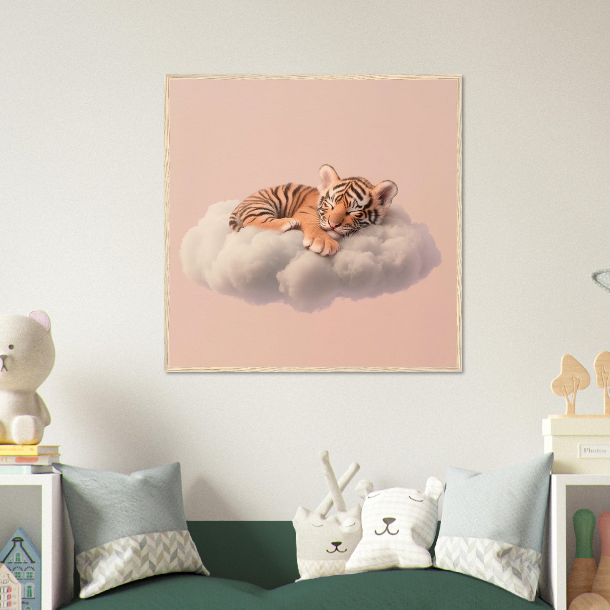 Dreamy Tiger Cub Snooze - Lovely Art House