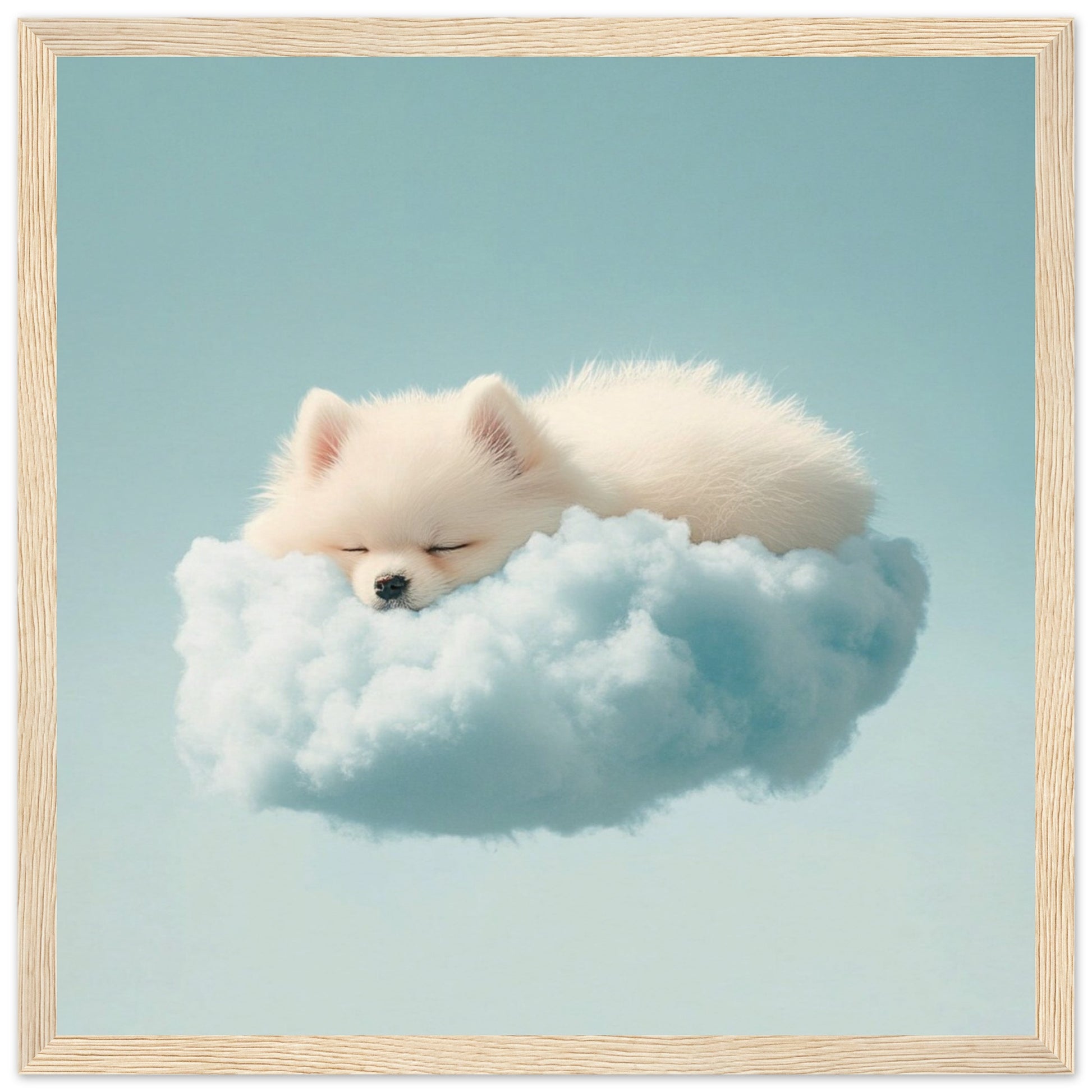 Dreamy Pomeranian Naps - Lovely Art House
