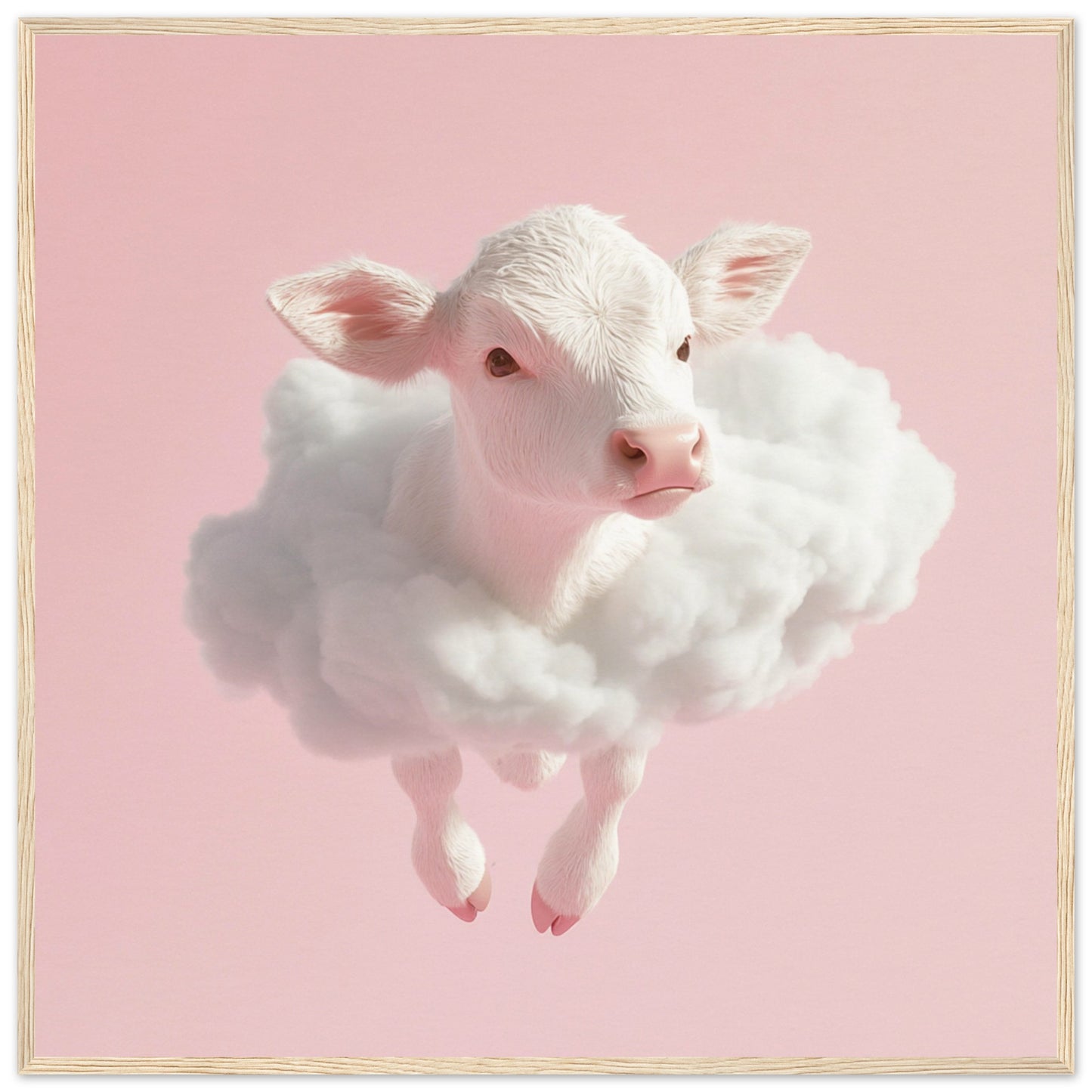 Floating Calf Cuteness - Lovely Art House