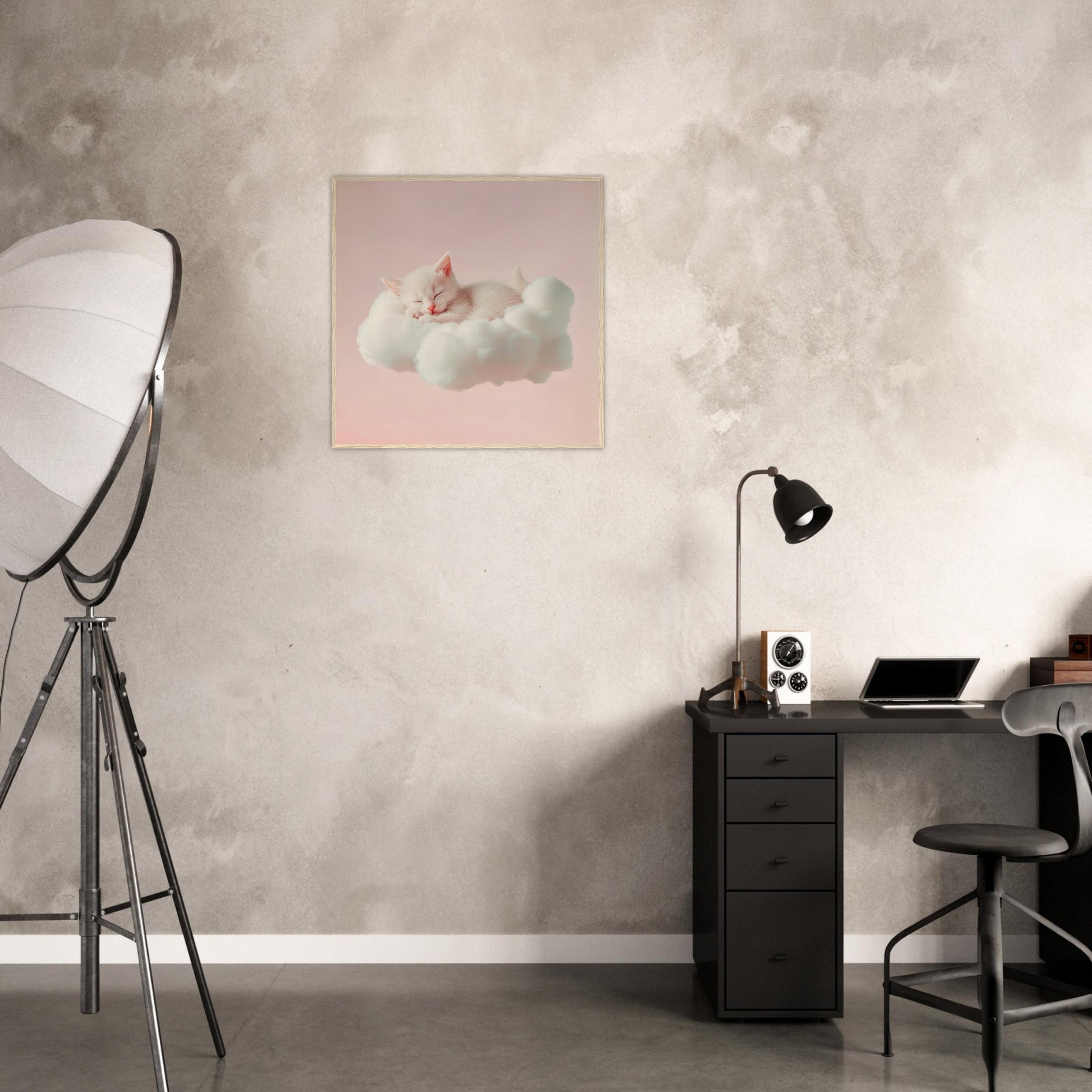 Fluffy Cloud Kitten - Lovely Art House