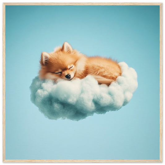 Pomeranian Cloud Nap - Lovely Art House