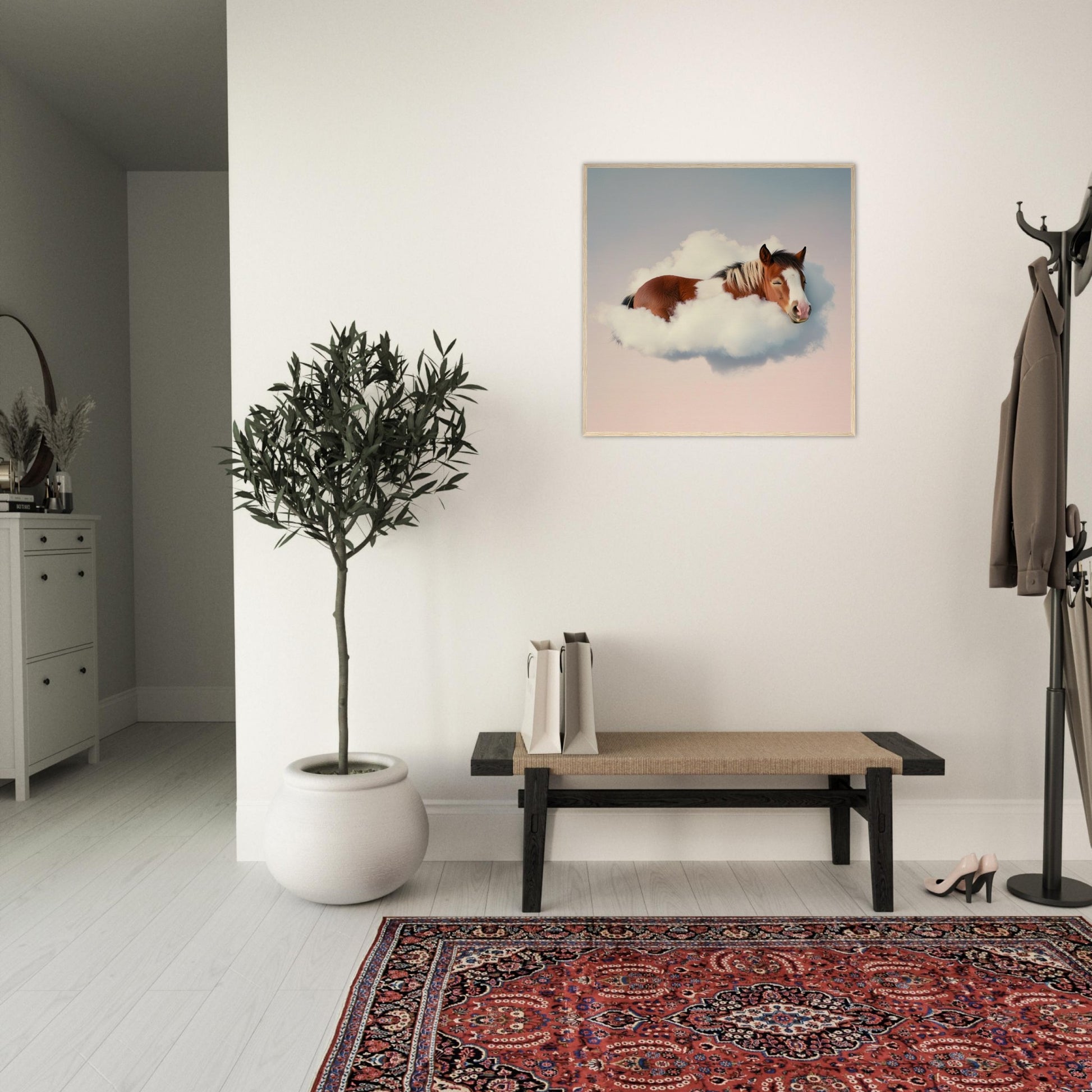 Dreamy Pinto Cloud - Lovely Art House