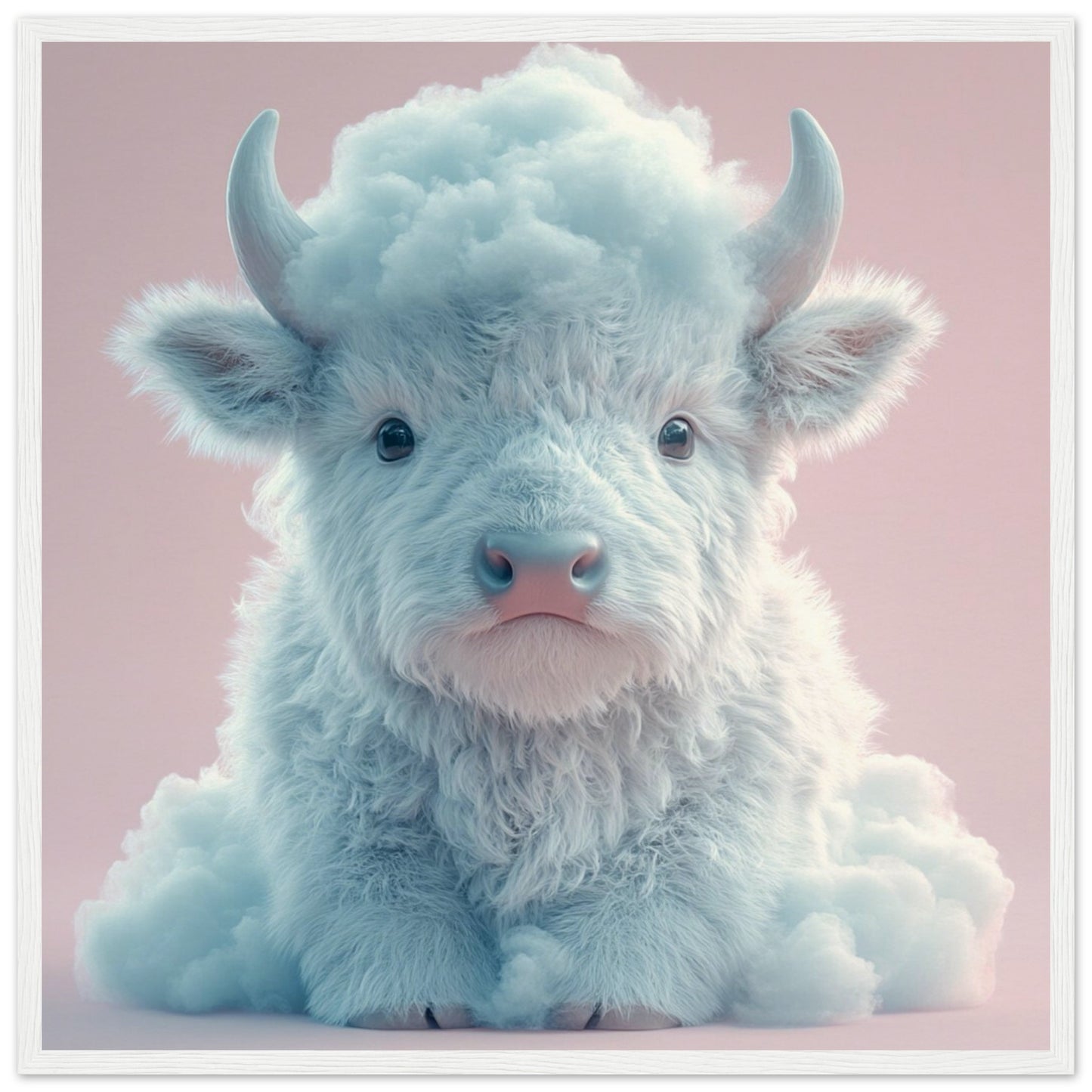 Fluffy Cloud Buffalo - Lovely Art House