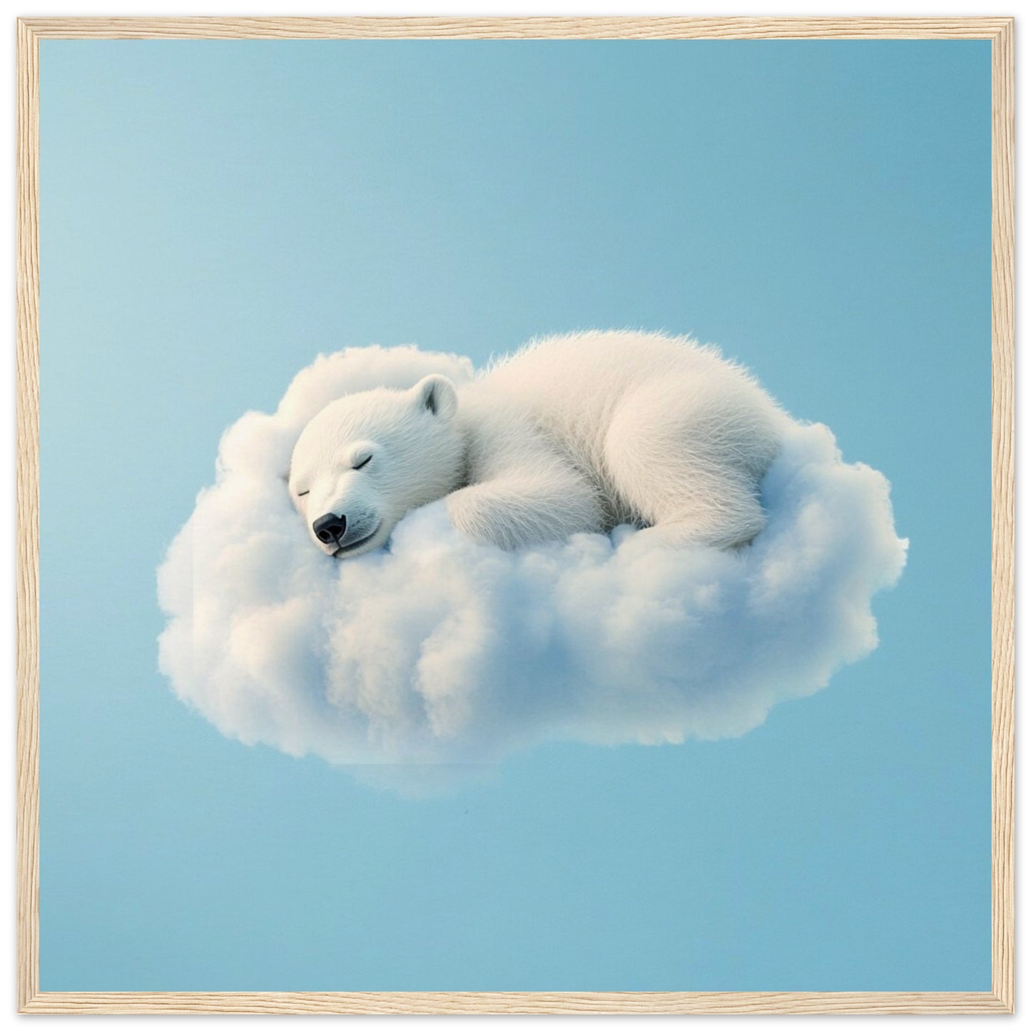 Polar Bear Cloud Cuddle - Lovely Art House