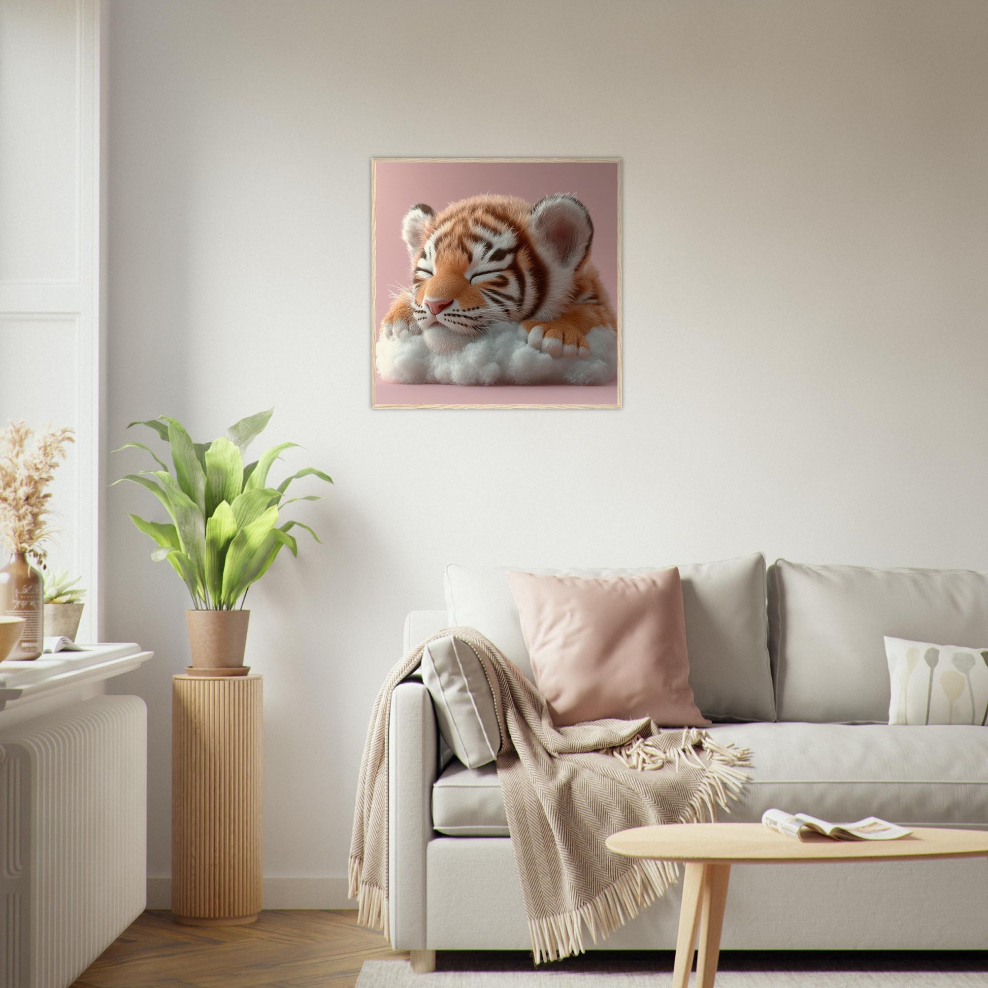 Tiger Cub Naptime - Lovely Art House