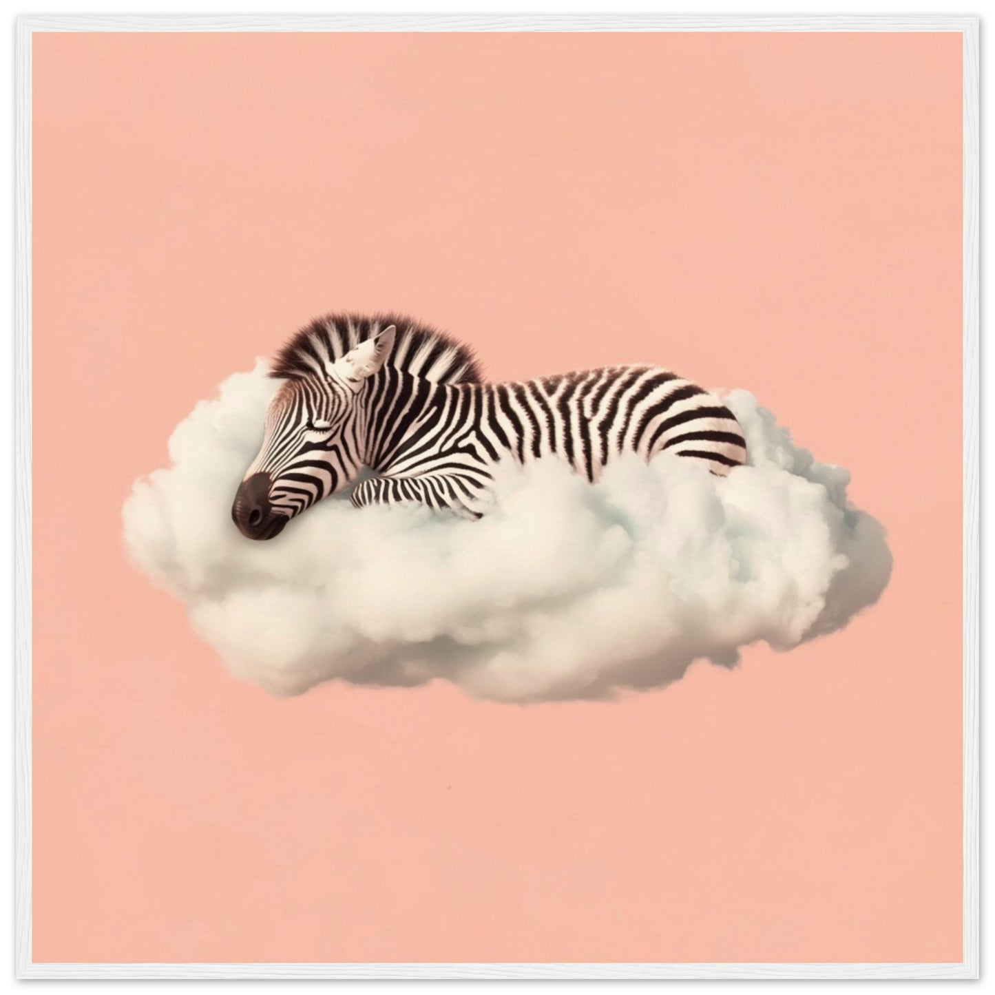Zebra Snooze Cloud - Lovely Art House