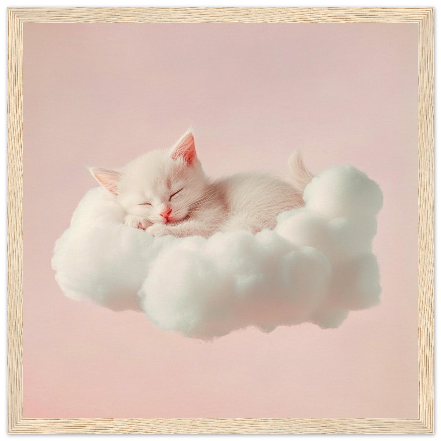 Fluffy Cloud Kitten - Lovely Art House