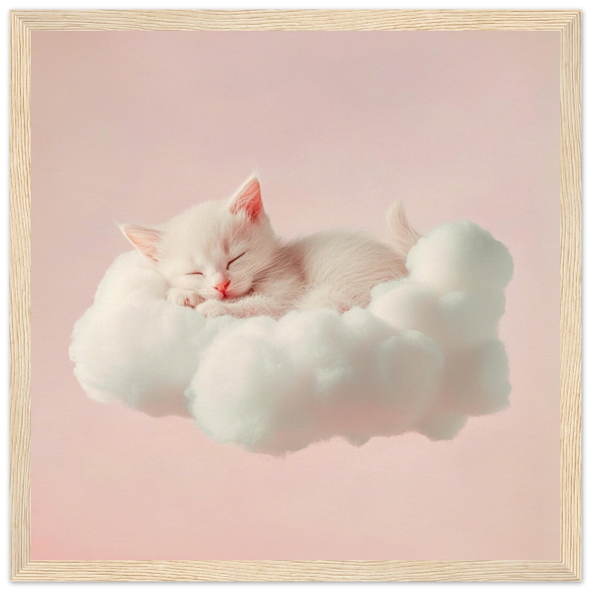 Fluffy Cloud Kitten - Lovely Art House