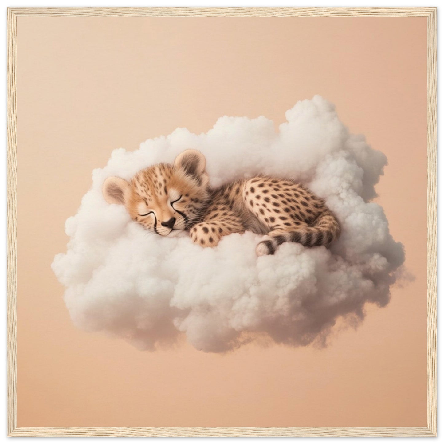 Dreamy Cheetah Snooze - Lovely Art House