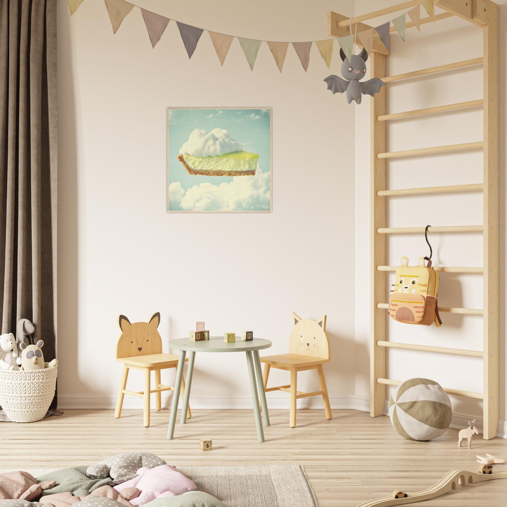 Key Lime Dreamscape - Lovely Art House