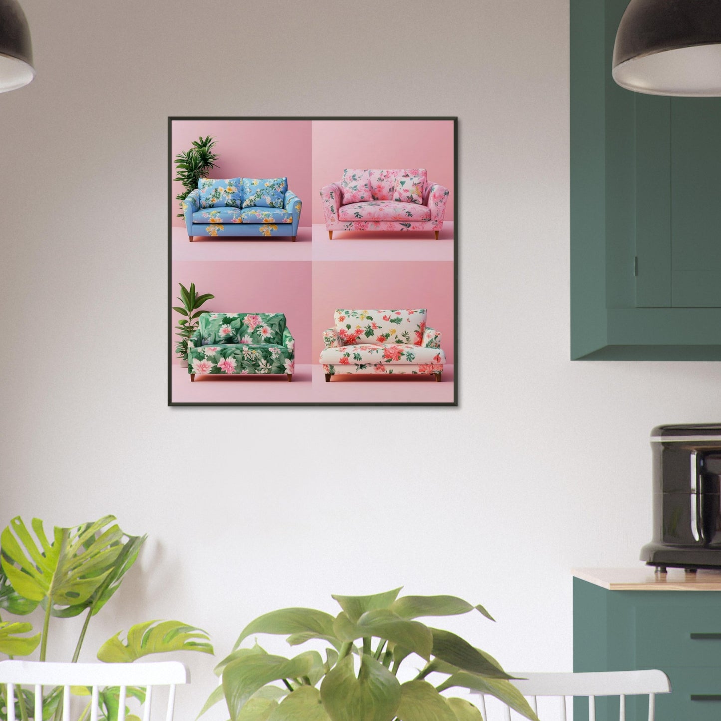 Funky Floral Sofas - Lovely Art House