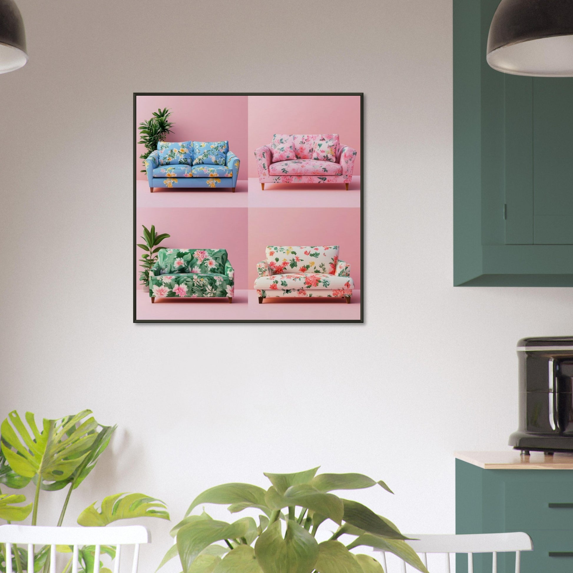 Funky Floral Sofas - Lovely Art House