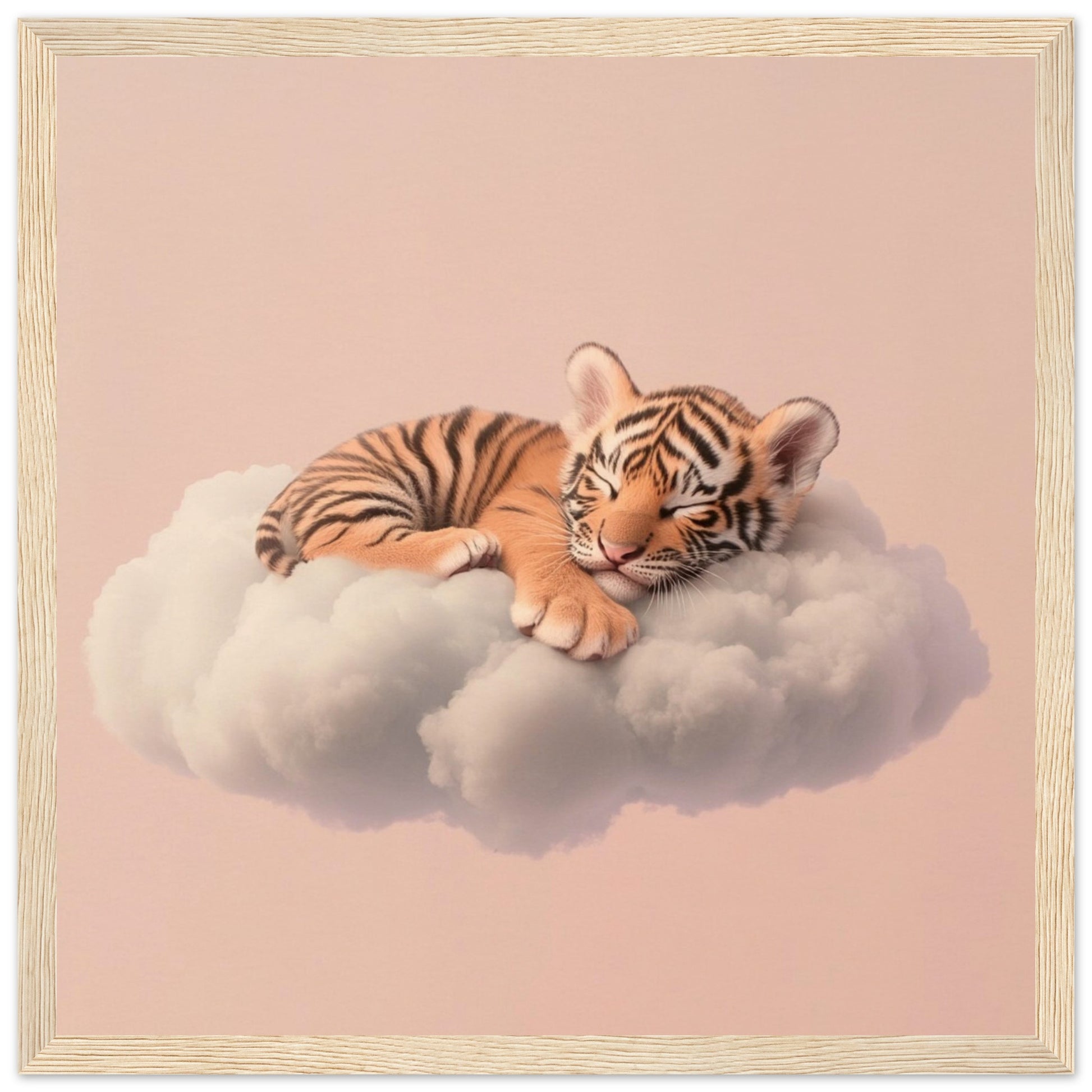 Dreamy Tiger Cub Snooze - Lovely Art House