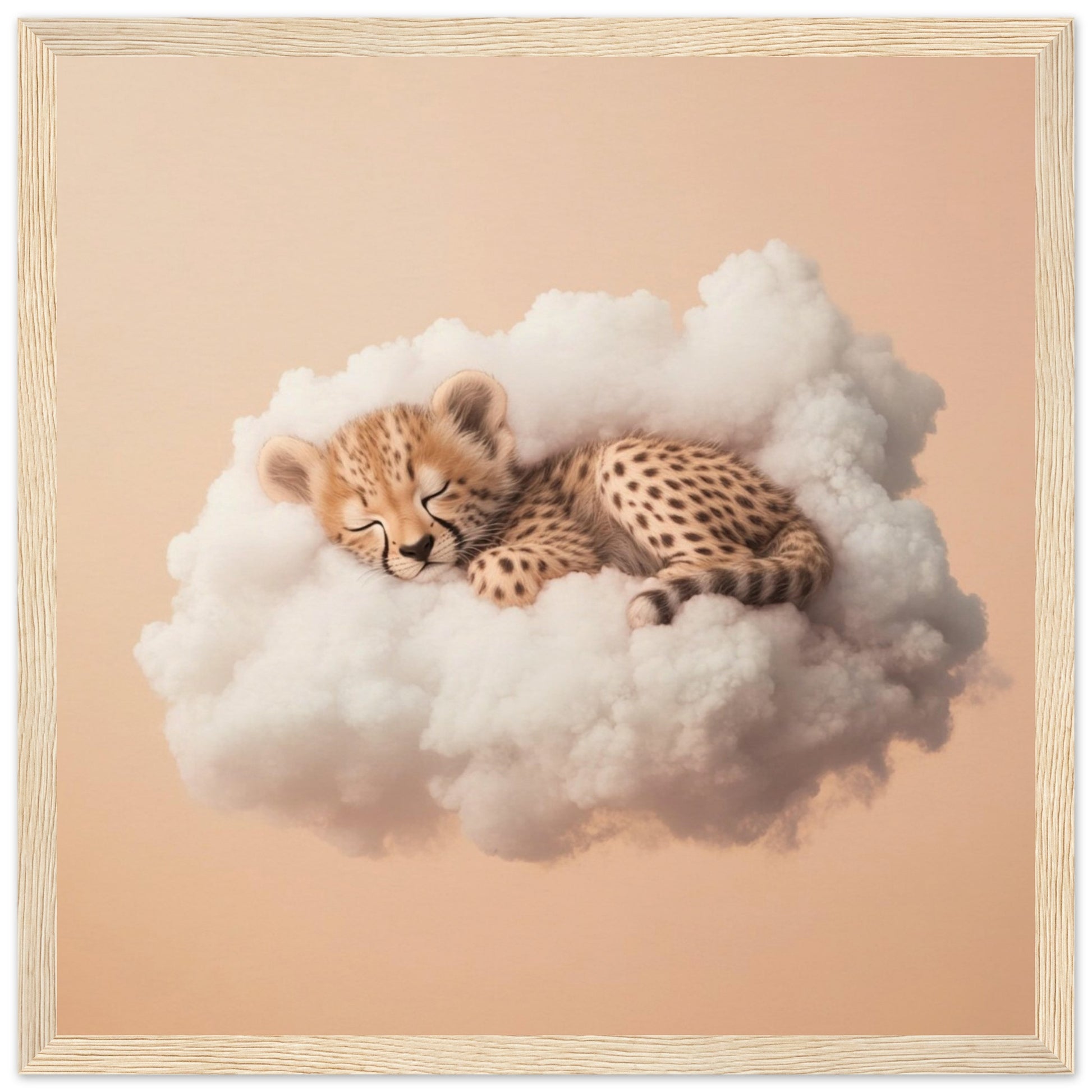 Dreamy Cheetah Snooze - Lovely Art House