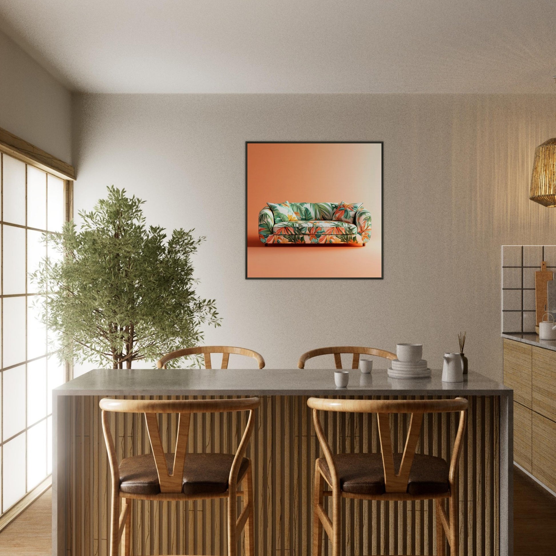 Tropical Vibes Sofa - Lovely Art House