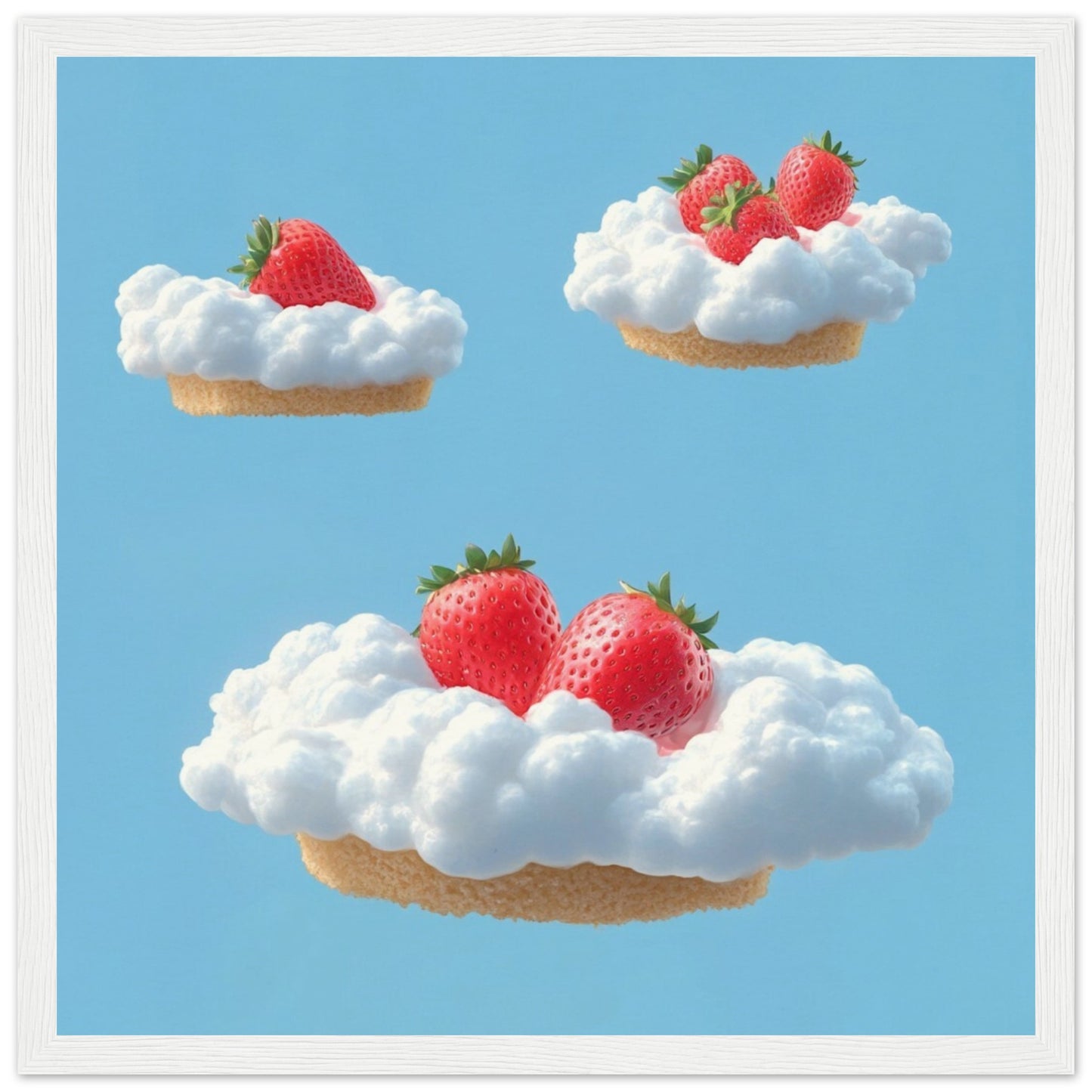 Strawberry Shortcake Clouds - Lovely Art House
