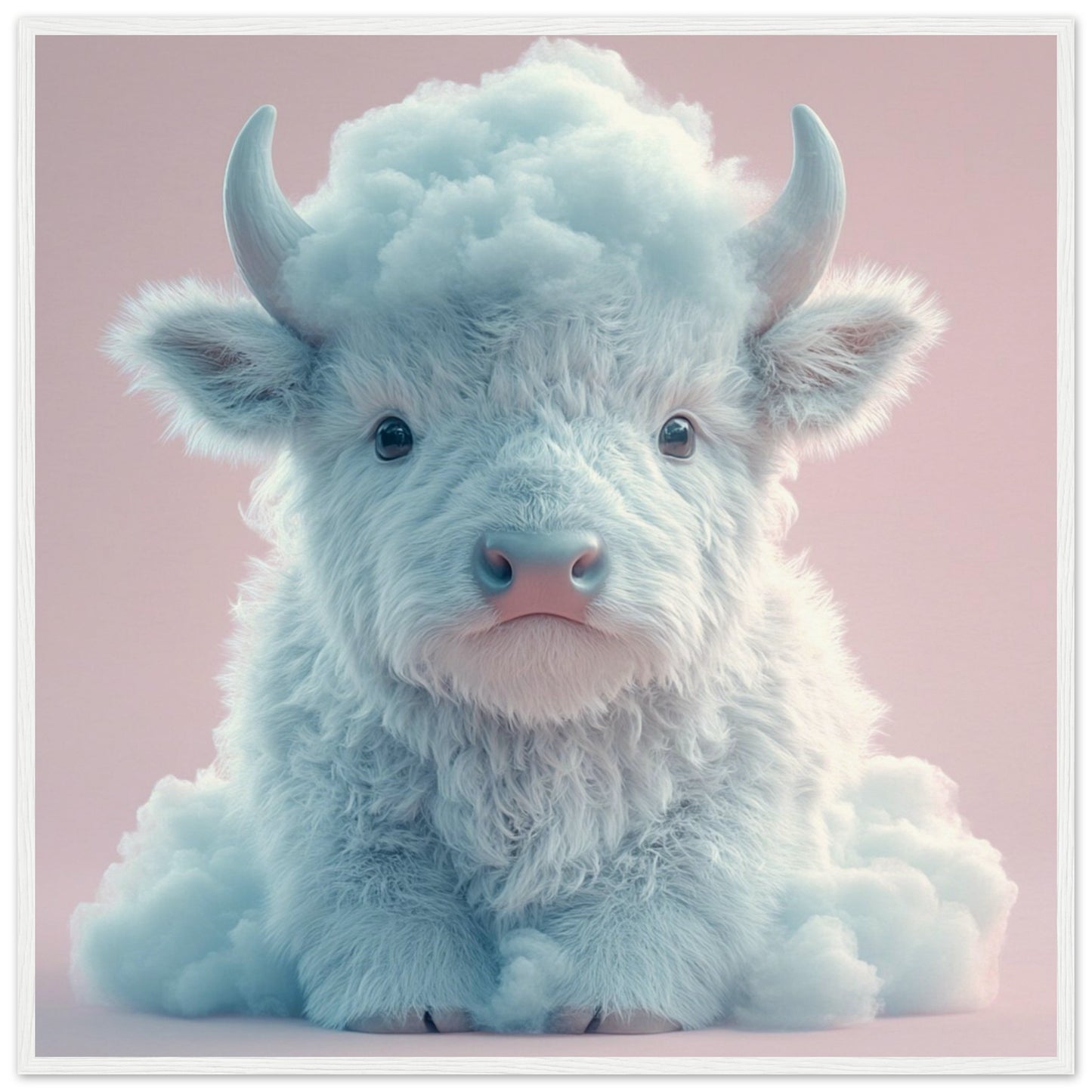 Fluffy Cloud Buffalo - Lovely Art House
