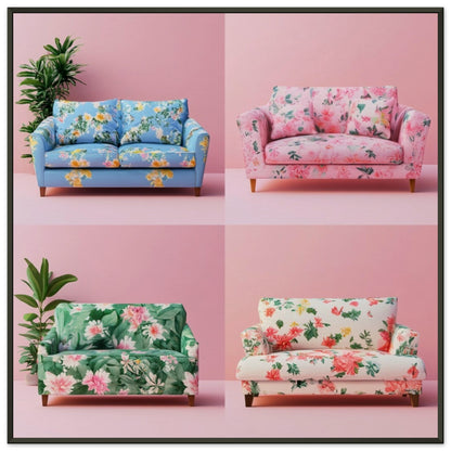 Funky Floral Sofas - Lovely Art House