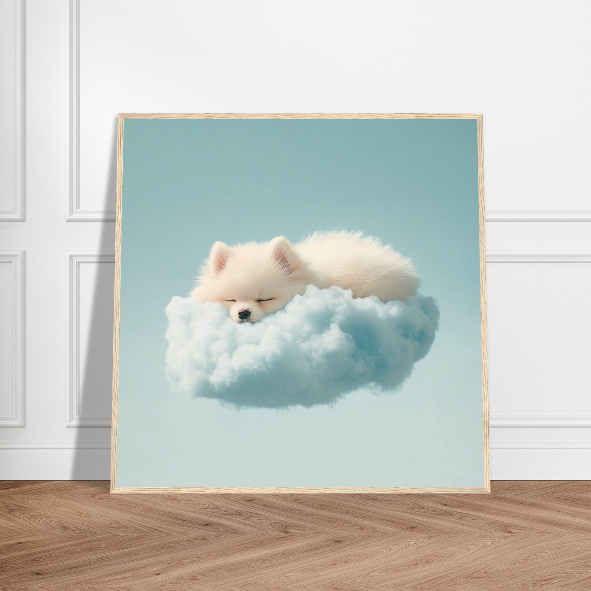 Dreamy Pomeranian Naps - Lovely Art House