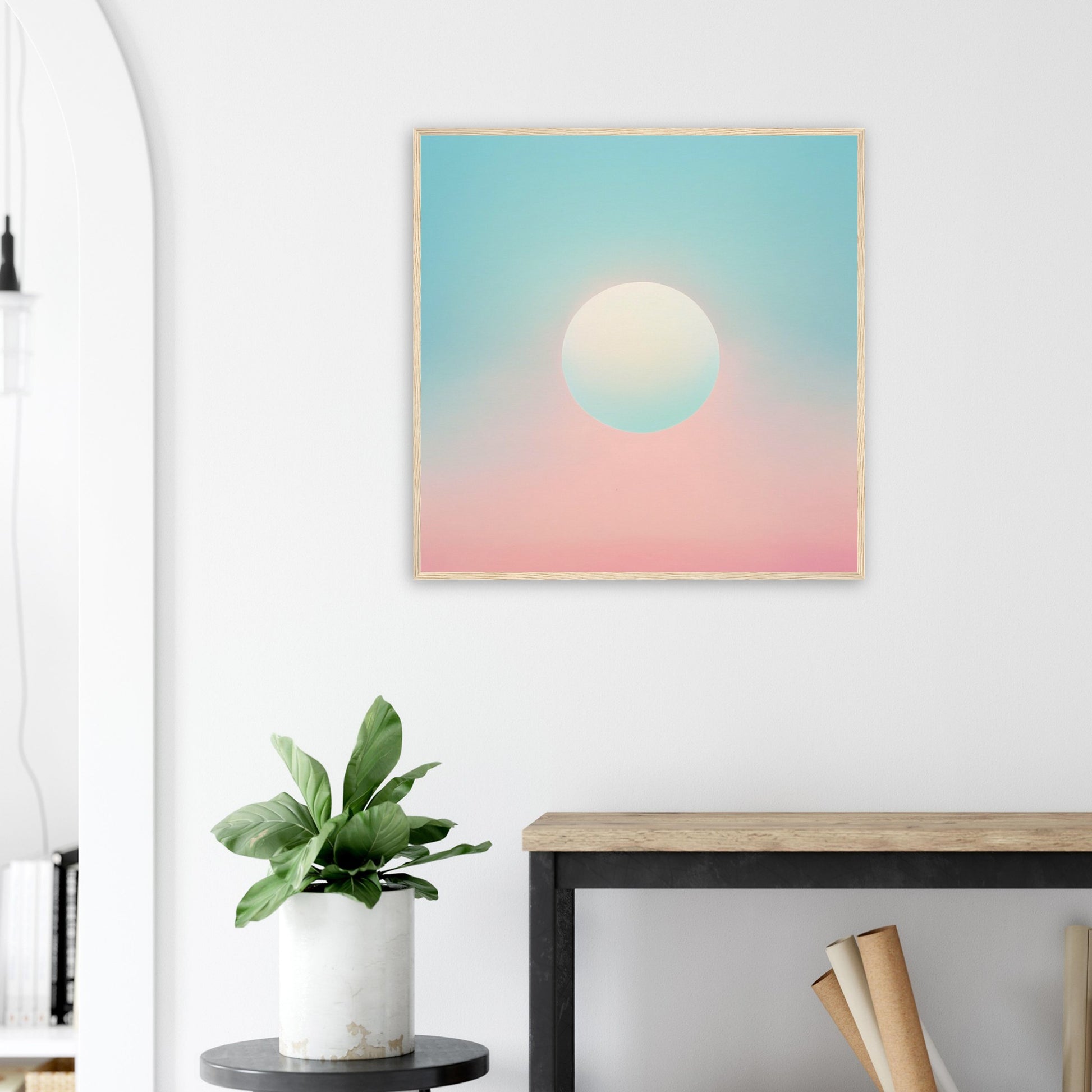 Serene Sunset Glow - Lovely Art House