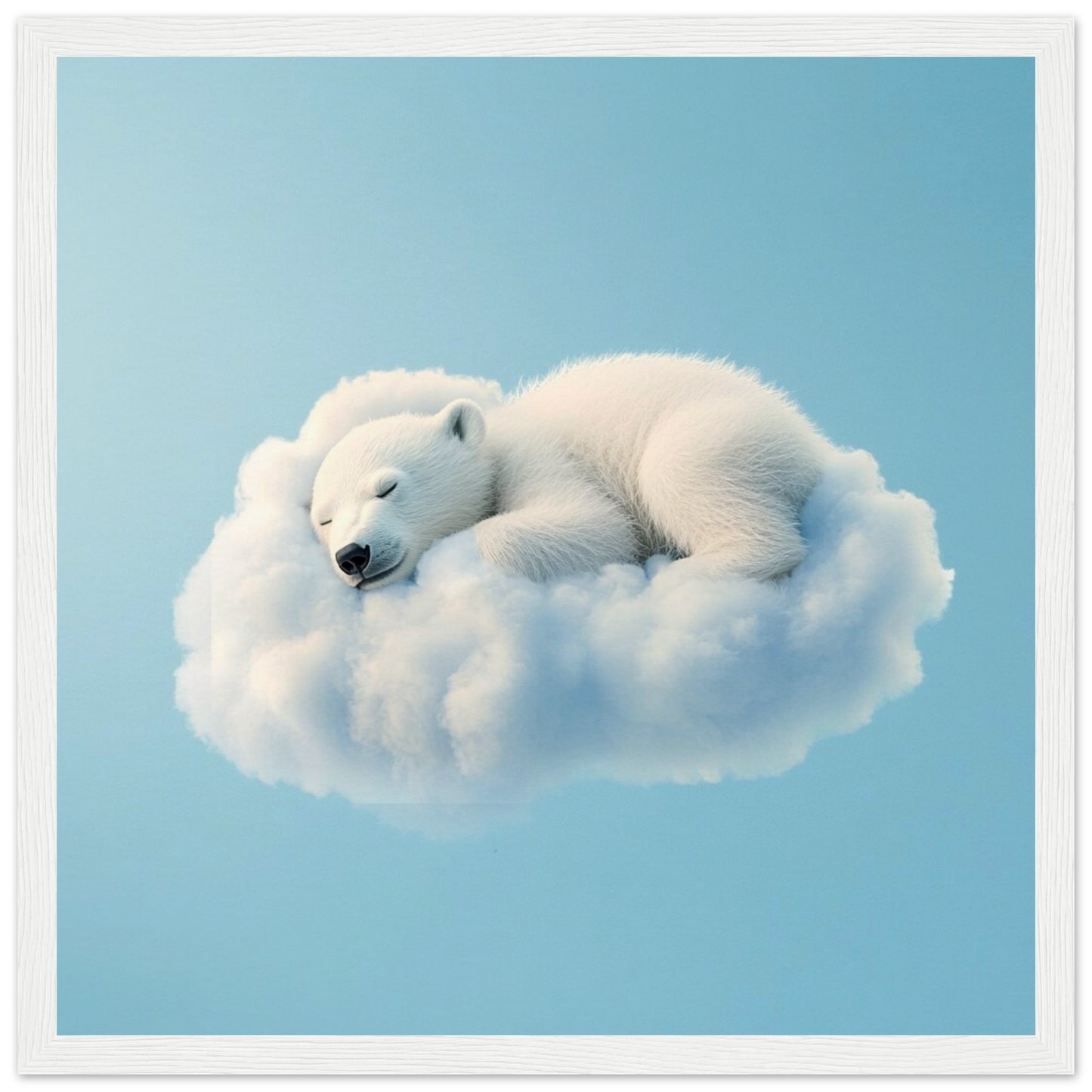 Polar Bear Cloud Cuddle - Lovely Art House