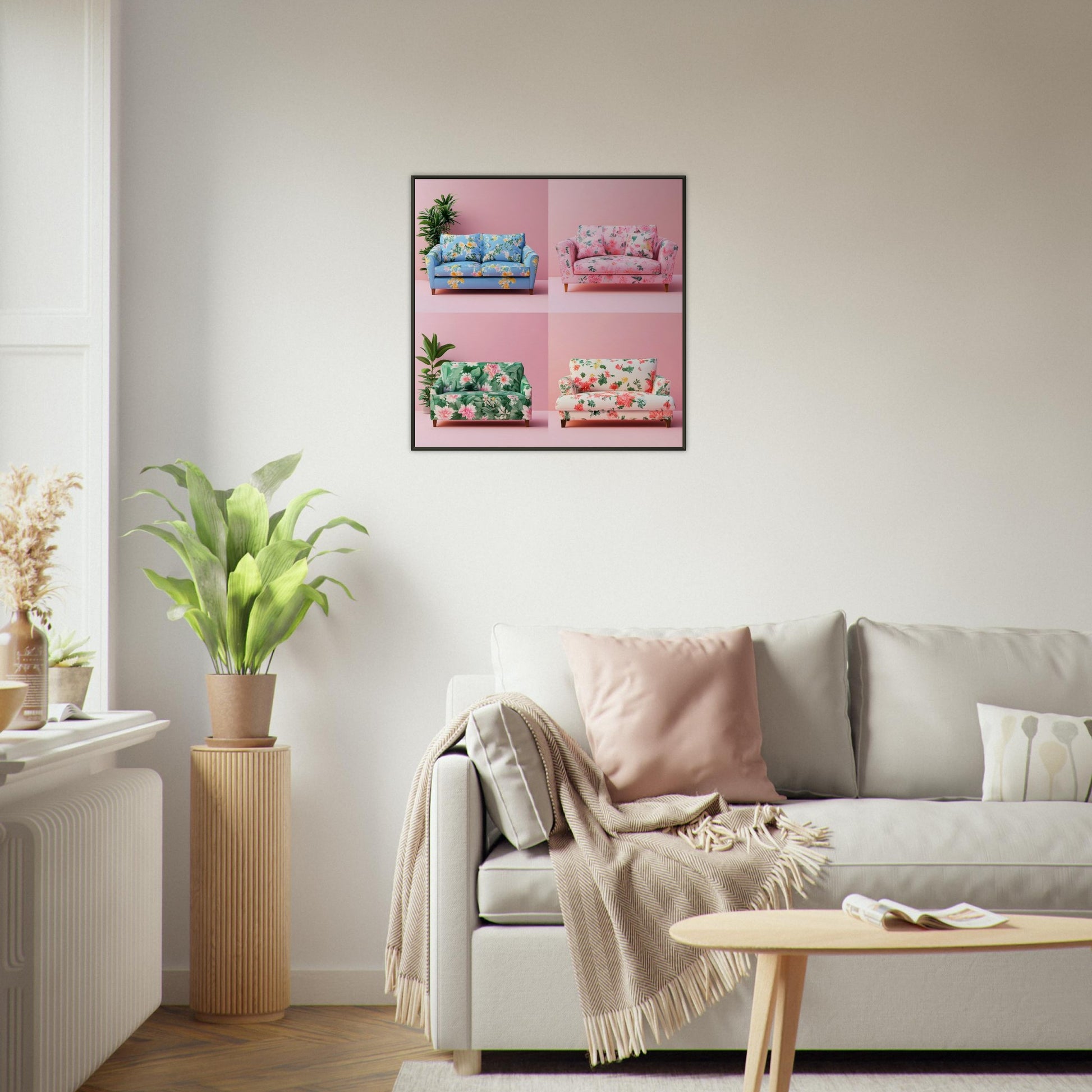 Funky Floral Sofas - Lovely Art House