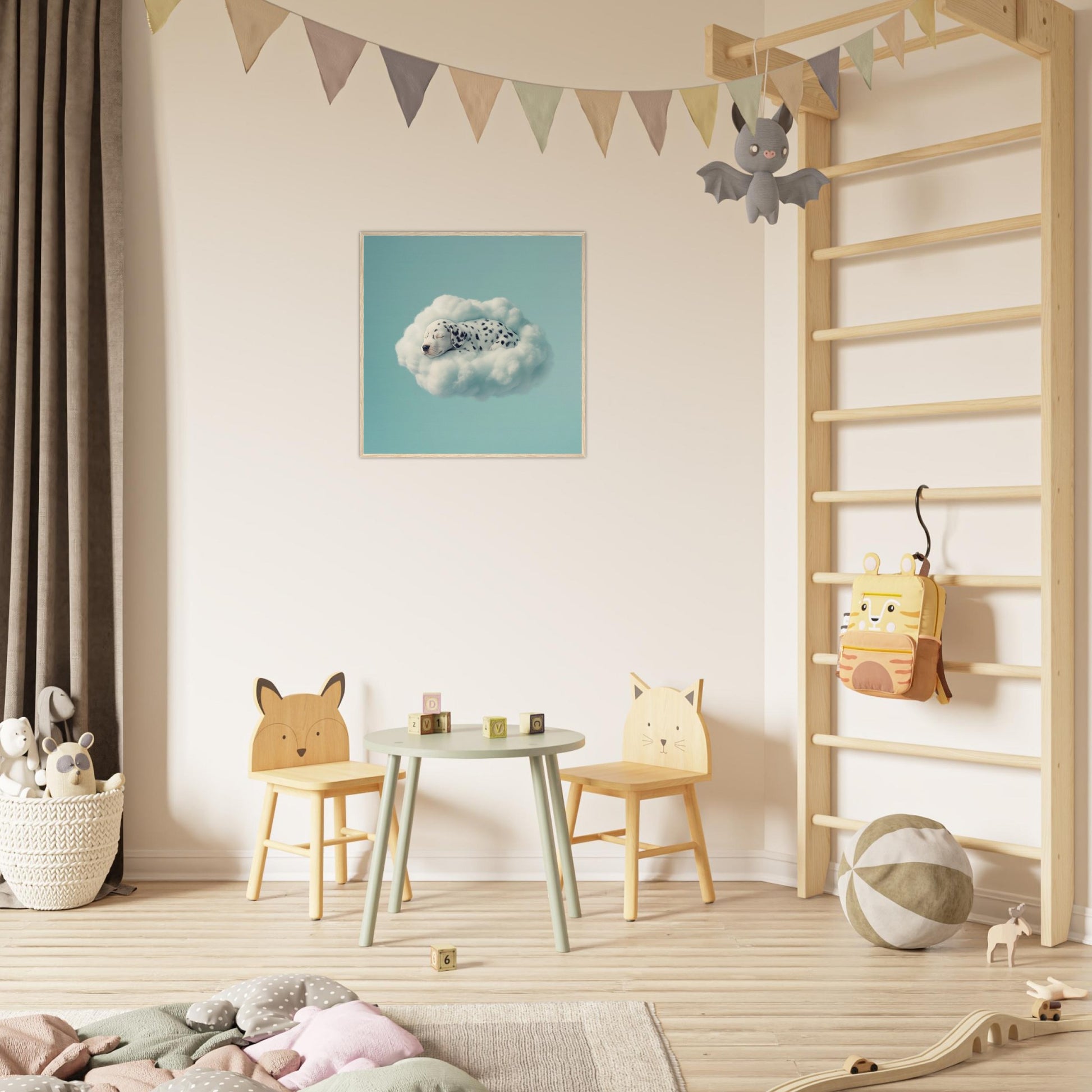 Dreamy Dalmatian Nap - Lovely Art House