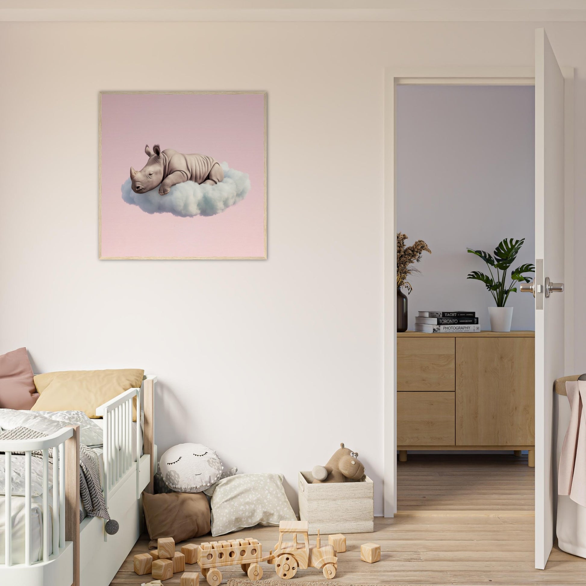 Rhino Dream Cloud - Lovely Art House